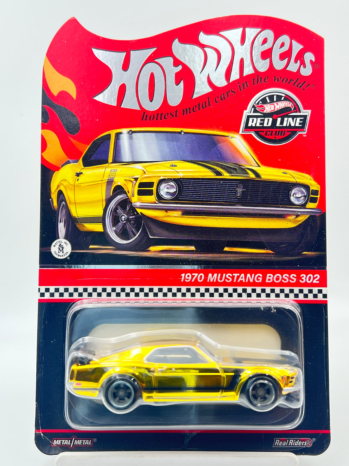 RLC - HOT WHEELS - 1970 MUSTANG BOSS 302 - GOLD - B3
