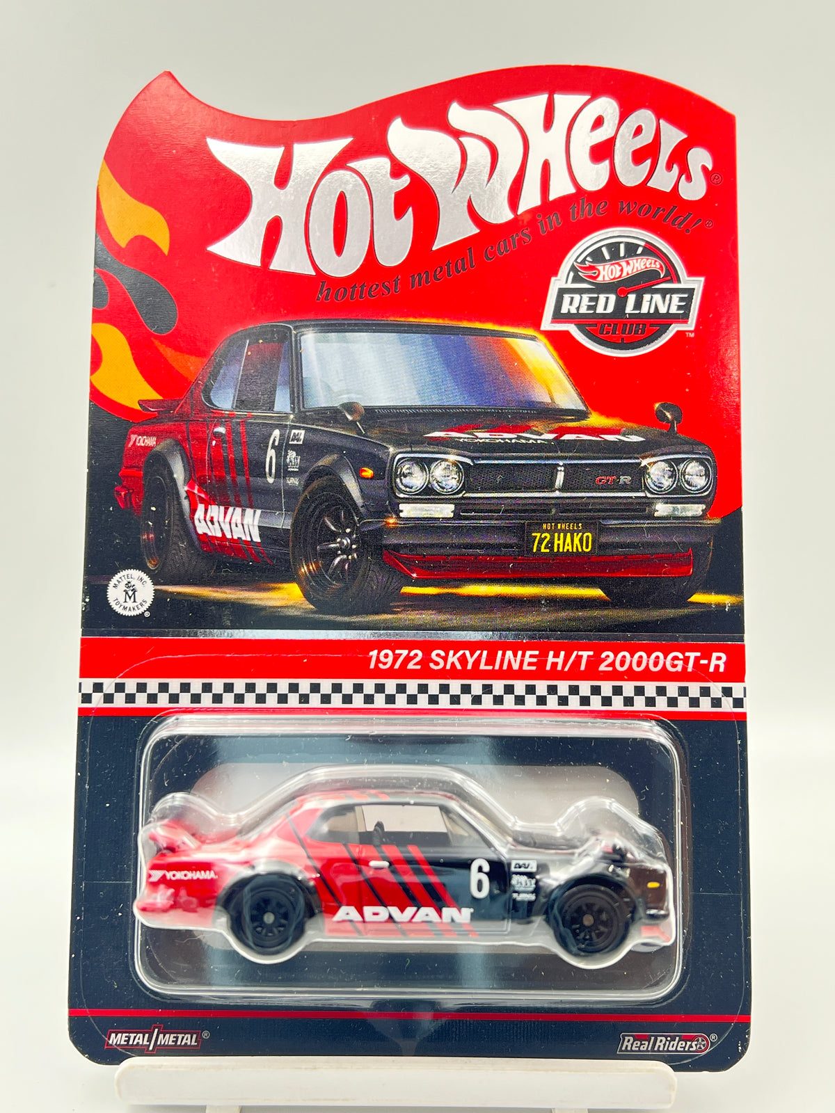 RLC - HOT WHEELS - ADVAN - 1972 SKYLINE H/T 2000GT-R - B4