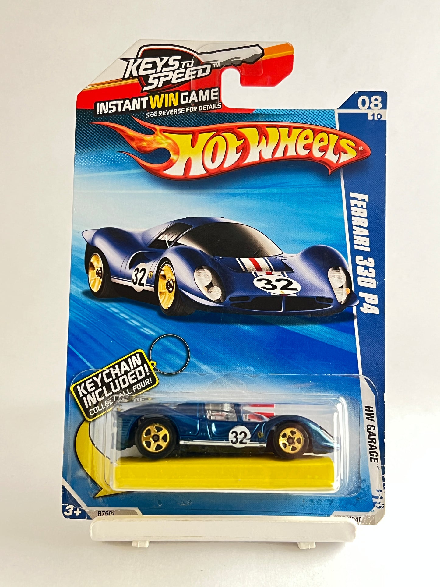 FERRARI 330 P4 WITH FREE KEYCHAIN INCLUDED - (FREE PROTECTOR) - 4C - Its Fun- Hot wheels - matchbox - diecast