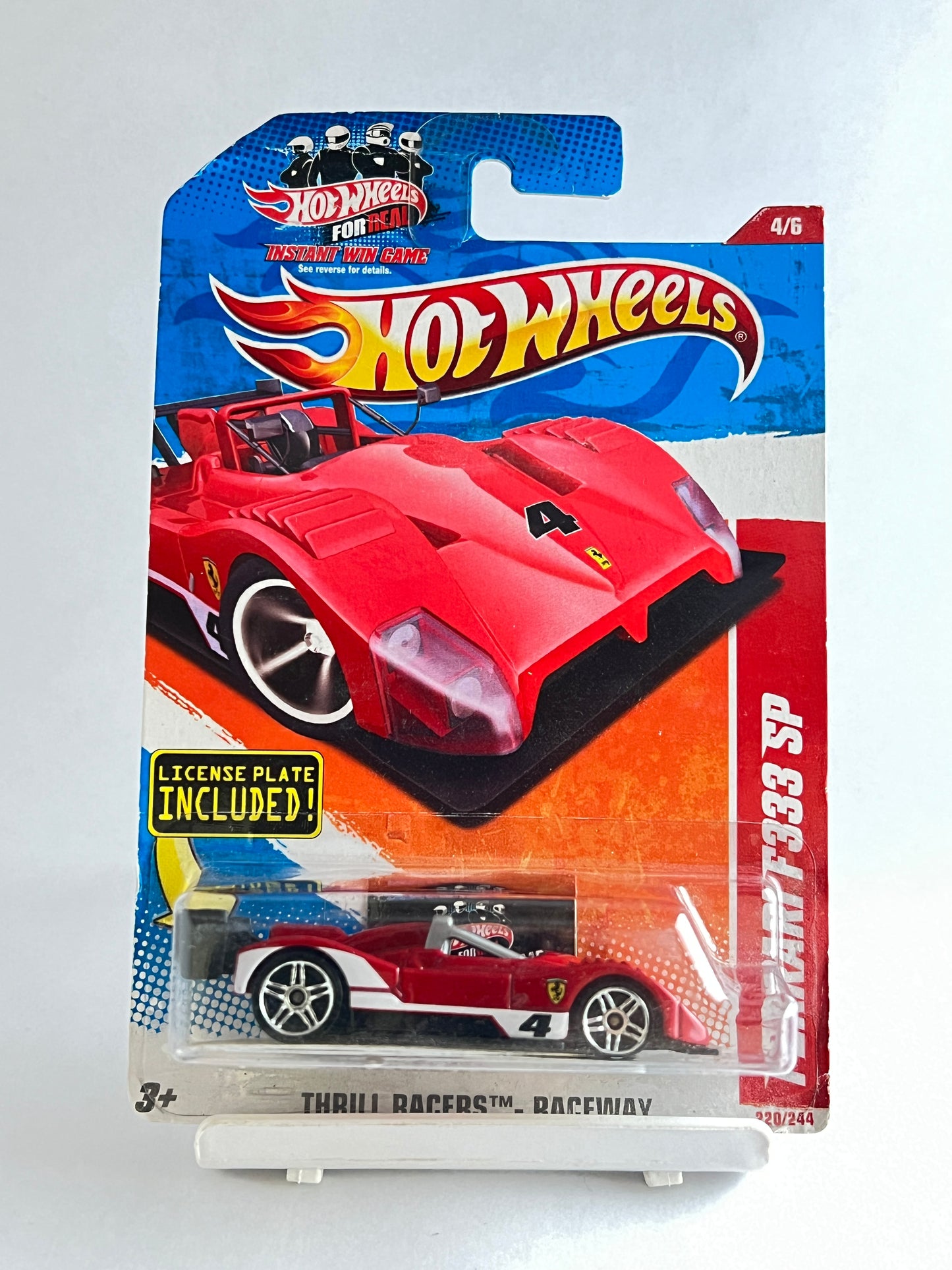 CREASED CARD - FERRARI F333 SP - 4C - Its Fun- Hot wheels - matchbox - diecast