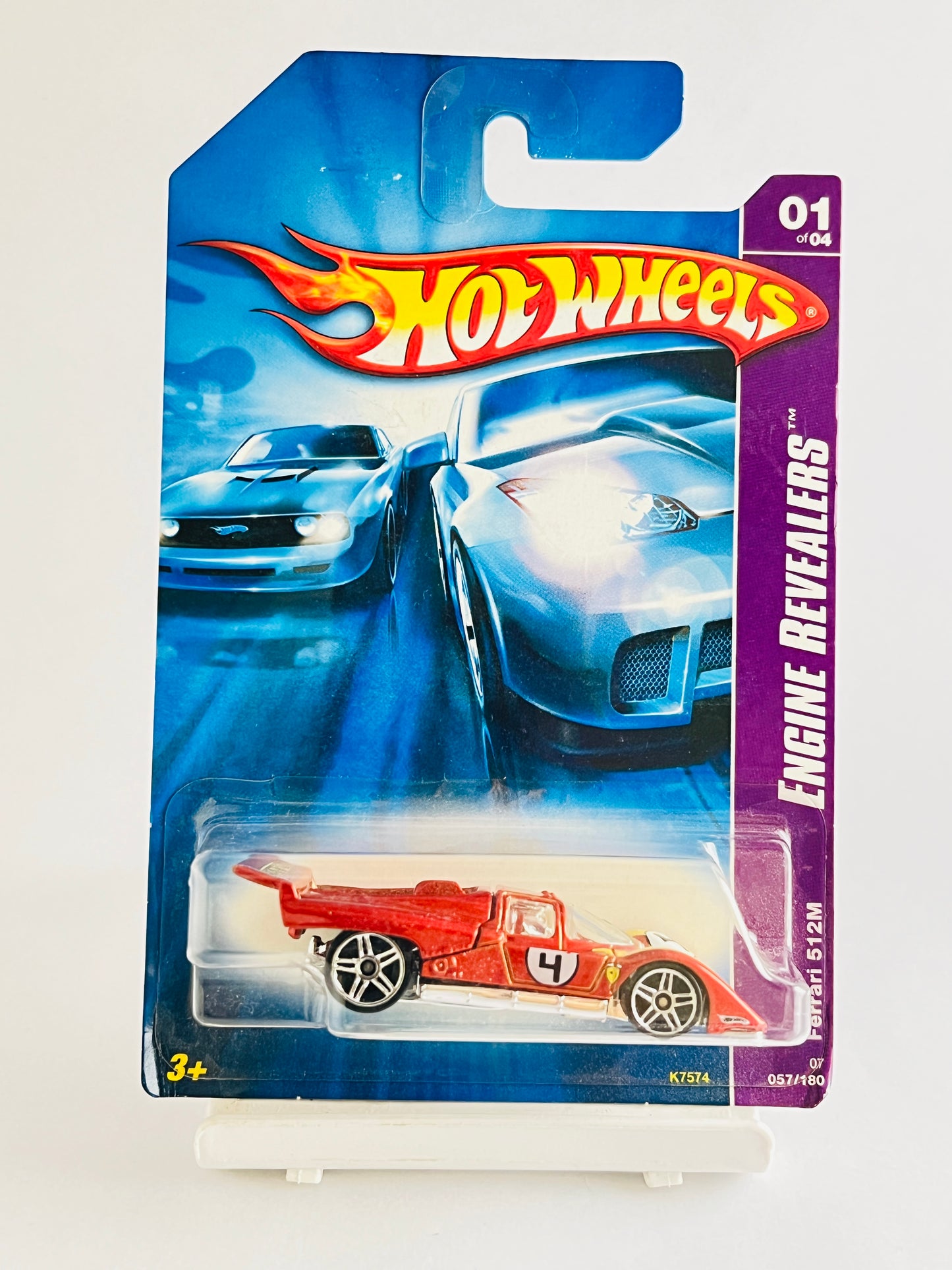 FERRARI 512M - OPENABLE REAR - 4C (FREE PROTECTOR) - Its Fun- Hot wheels - matchbox - diecast