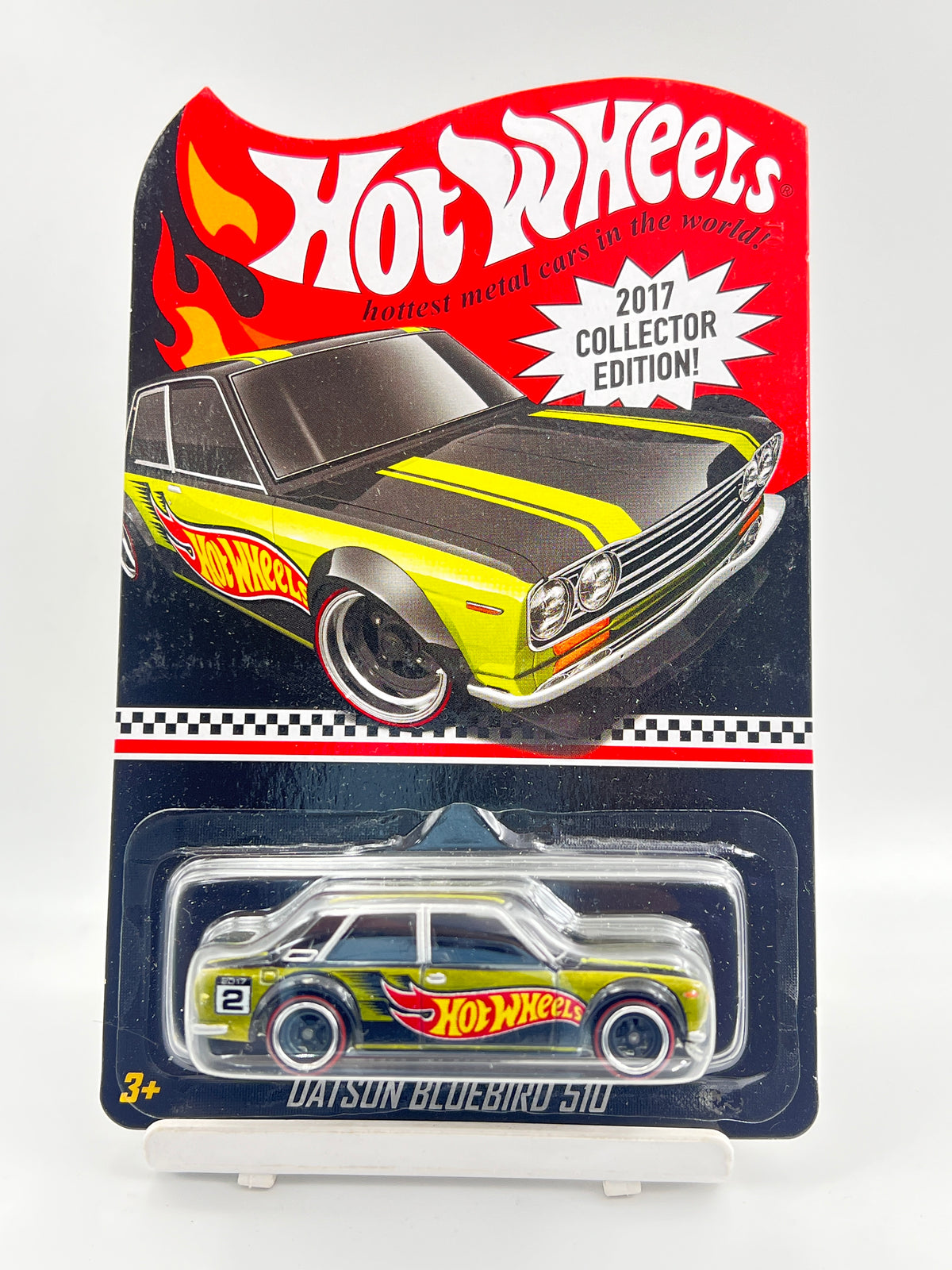 HOT WHEELS - 2017 COLLECTOR EDITION - DATSUN BLUEBIRD 510 - (FULL METAL / RUBBER WHEELS / HEAVY CASTING) - 2F
