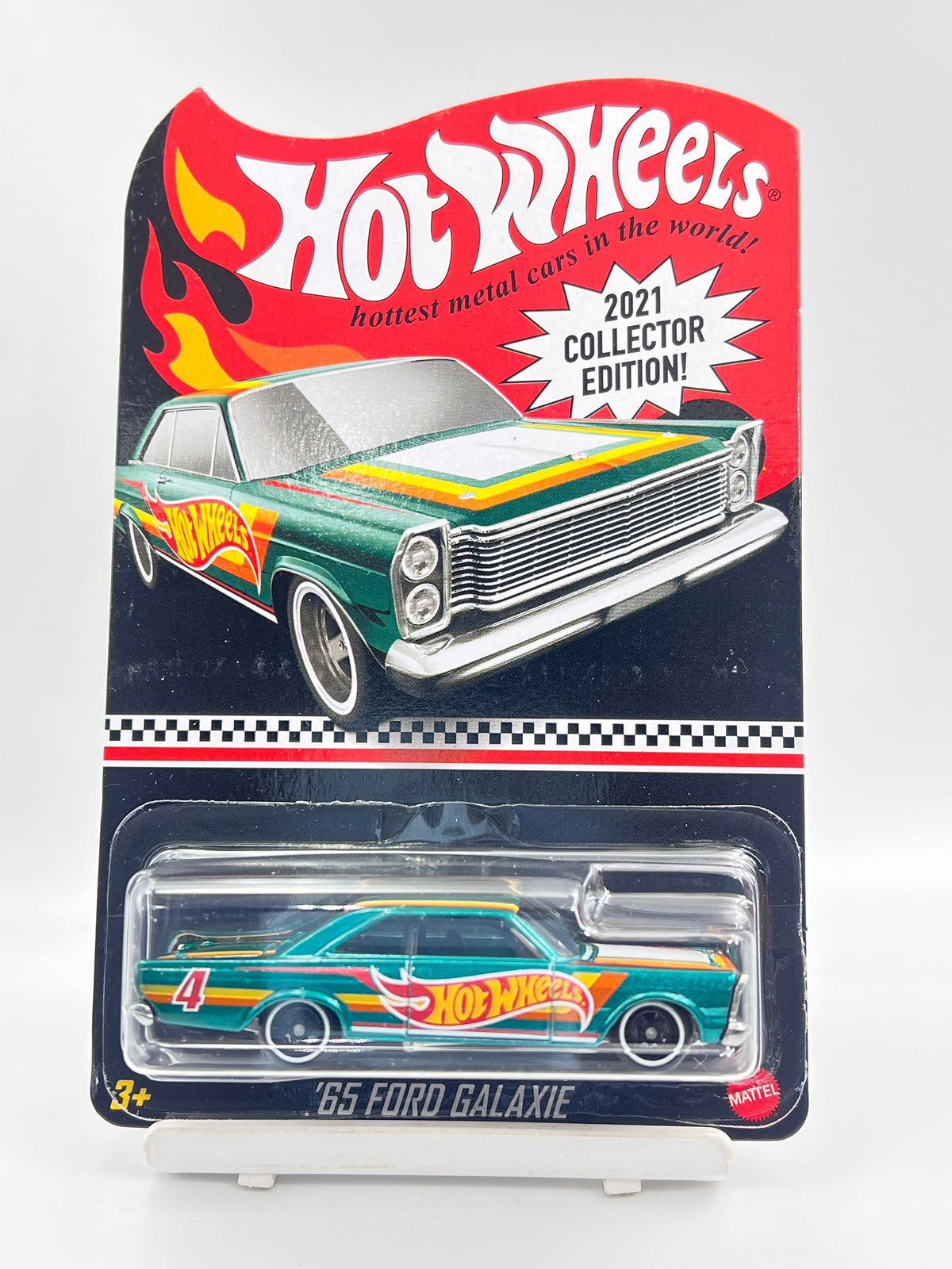 HOT WHEELS - 2021 COLLECTOR EDITION - 65 FORD GALAXIE - (FULL METAL / RUBBER WHEELS / HEAVY CASTING) - 2F
