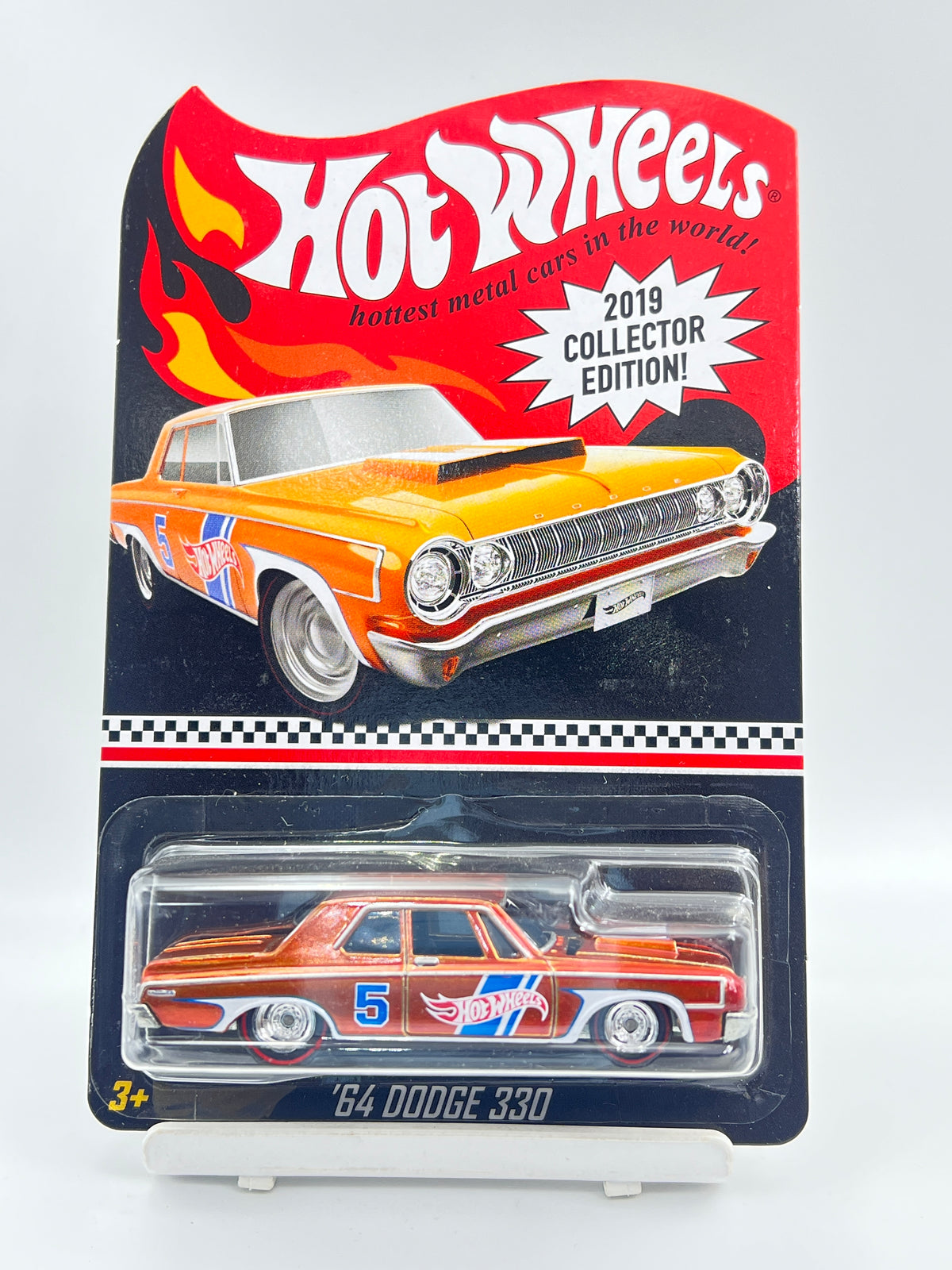 HOT WHEELS - 2019 COLLECTOR EDITION - 64 DODGE 330 - (FULL METAL / RUBBER WHEELS / HEAVY CASTING) - 2F