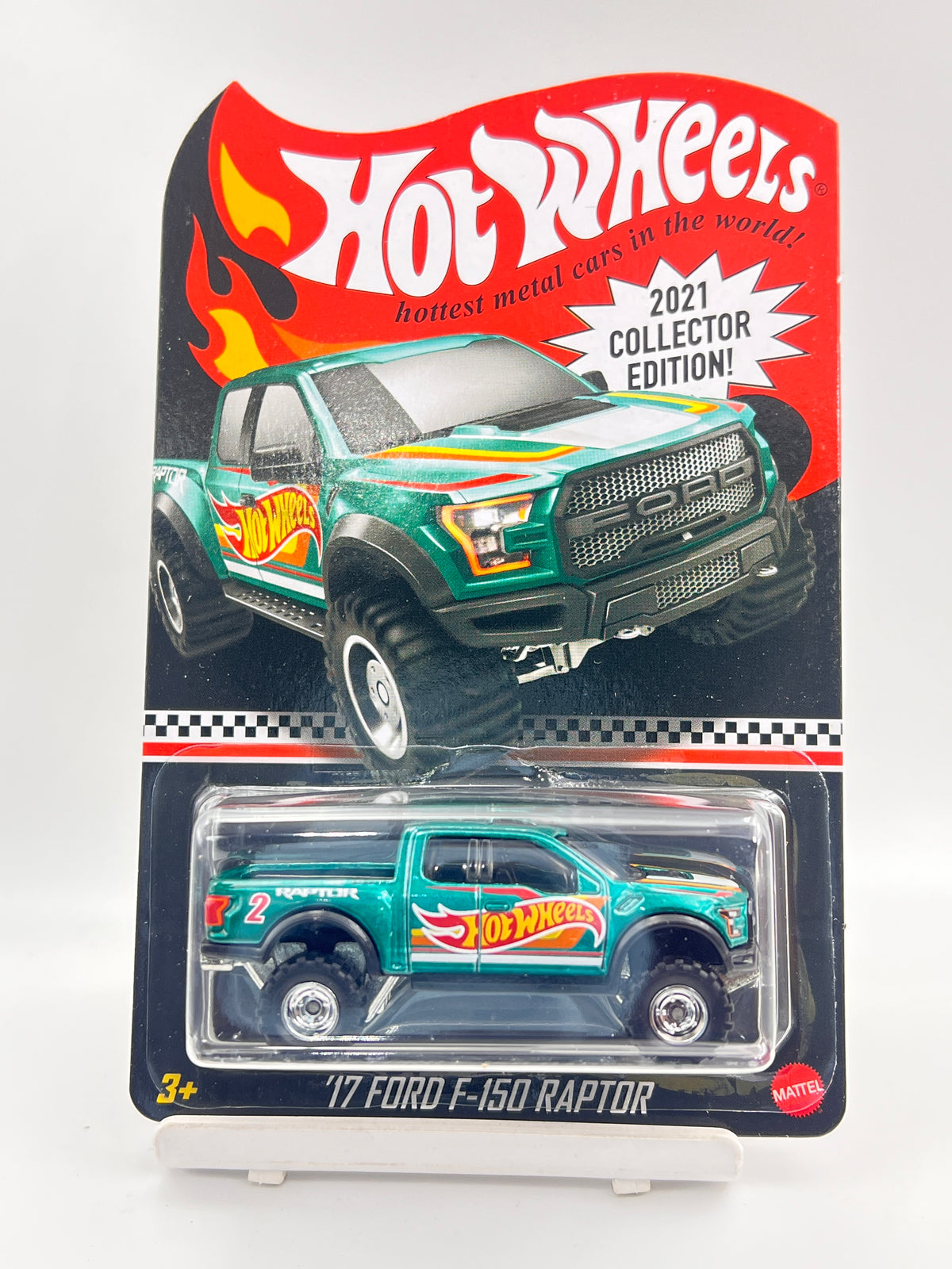 HOT WHEELS - 2021 COLLECTOR EDITION - 17 FORD F-150 RAPTOR- (FULL METAL / RUBBER WHEELS / HEAVY CASTING) - 2E