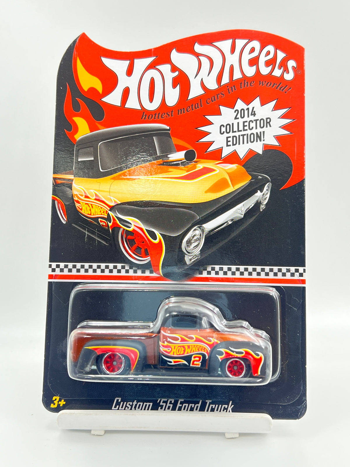 HOT WHEELS - 2014 COLLECTOR EDITION - CUSTOM 56 FORD TRUCK - (FULL METAL / RUBBER WHEELS / HEAVY CASTING) - 2E
