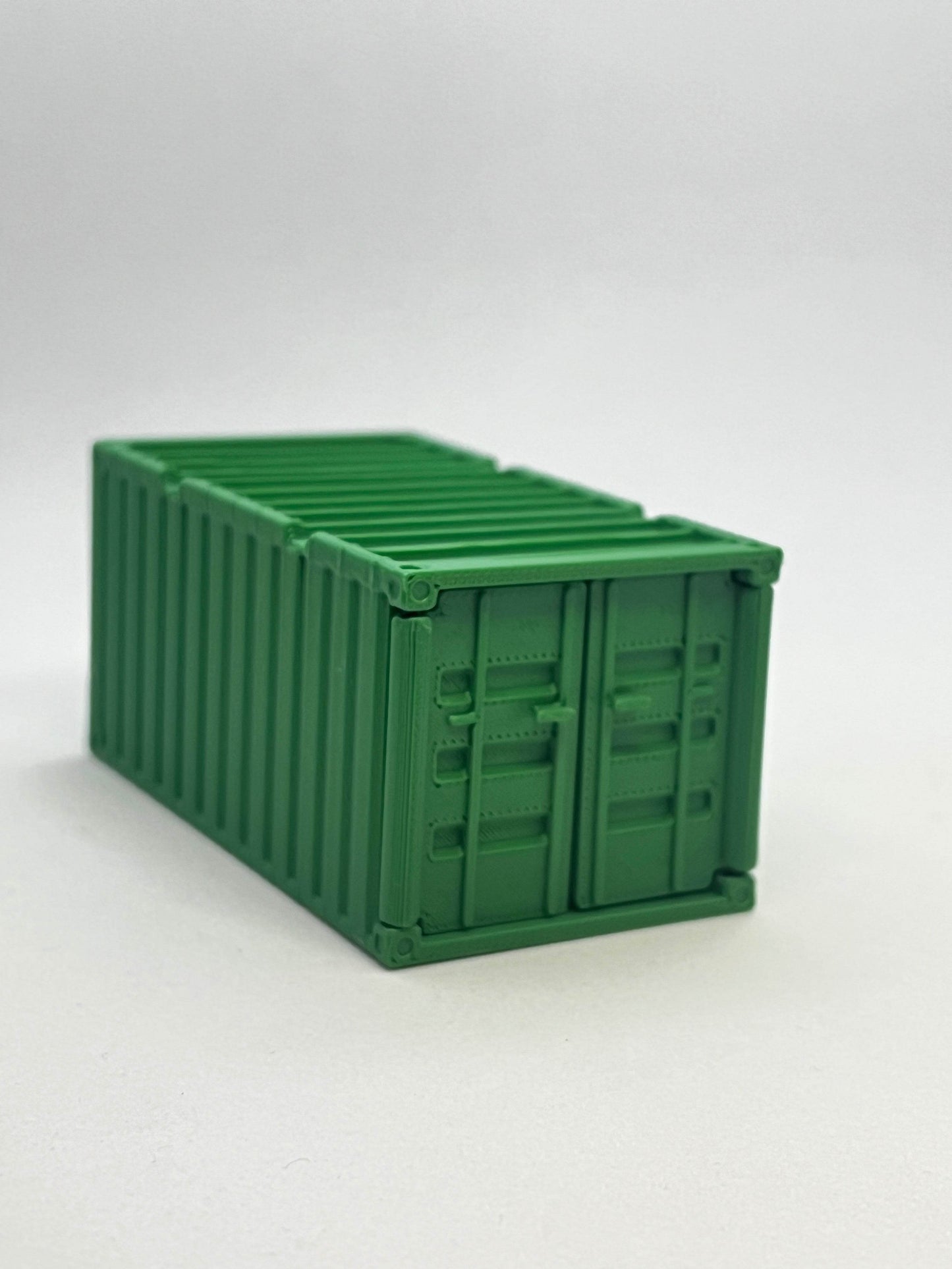 3D PRINTED CONTAINERS FOR 1:64 CARS - GREEN - Its Fun