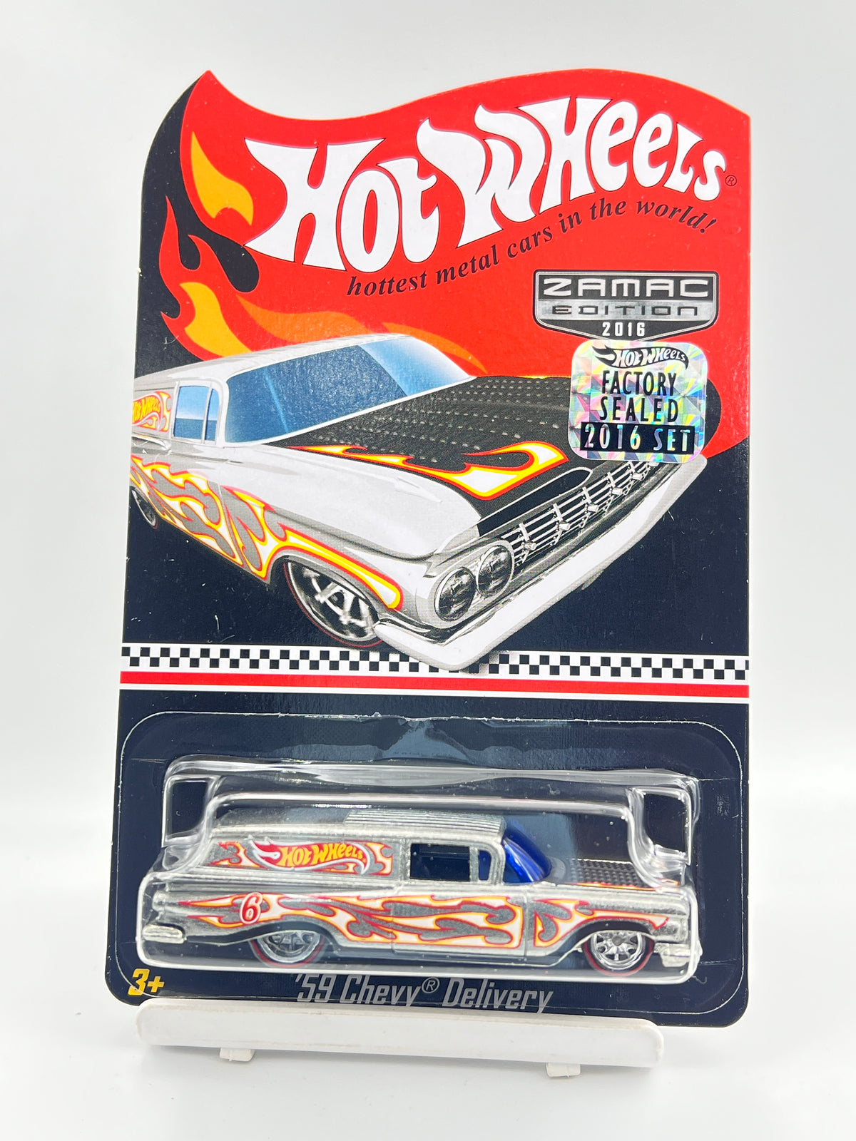 HOT WHEELS - FACTORY SEALED - 2016 COLLECTOR EDITION - 59 CHEVY DELIVERY - (FULL METAL / RUBBER WHEELS / HEAVY CASTING) - 2E