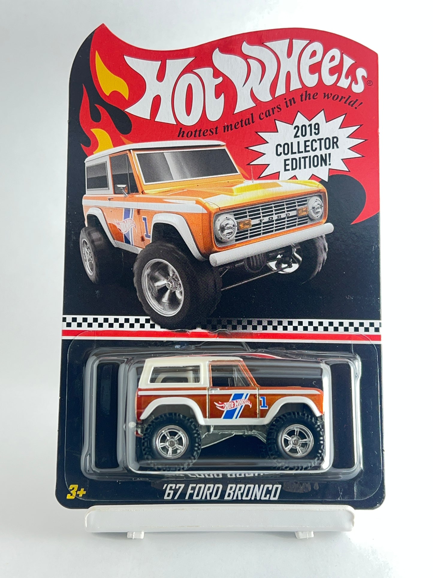 2019 COLLECTOR EDITION - 67 FORD BRONCO - WITH PROTECTOR - Its Fun- Hot wheels - matchbox - diecast