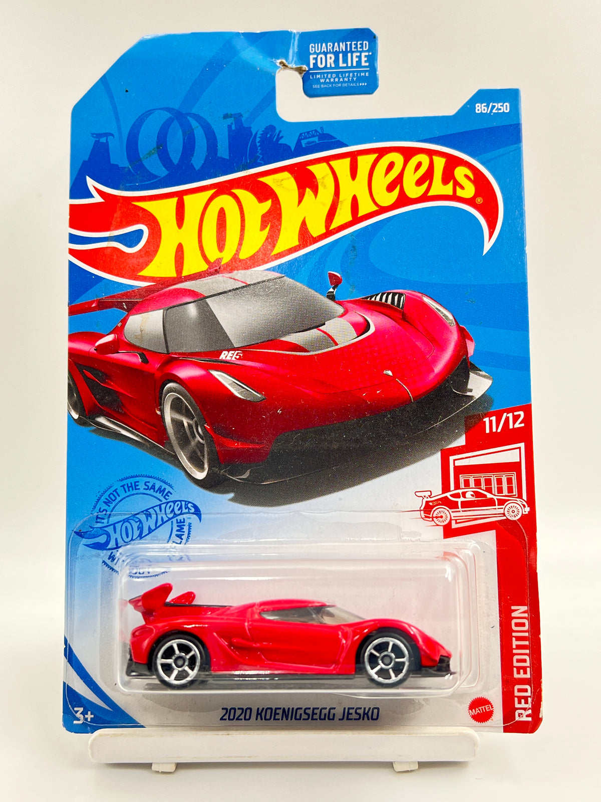 ( CARD AS IN PIC ) - RED EDITION - IMPORTED - HOT WHEELS - 2020 KOENIGSEGG JESKO - 1A