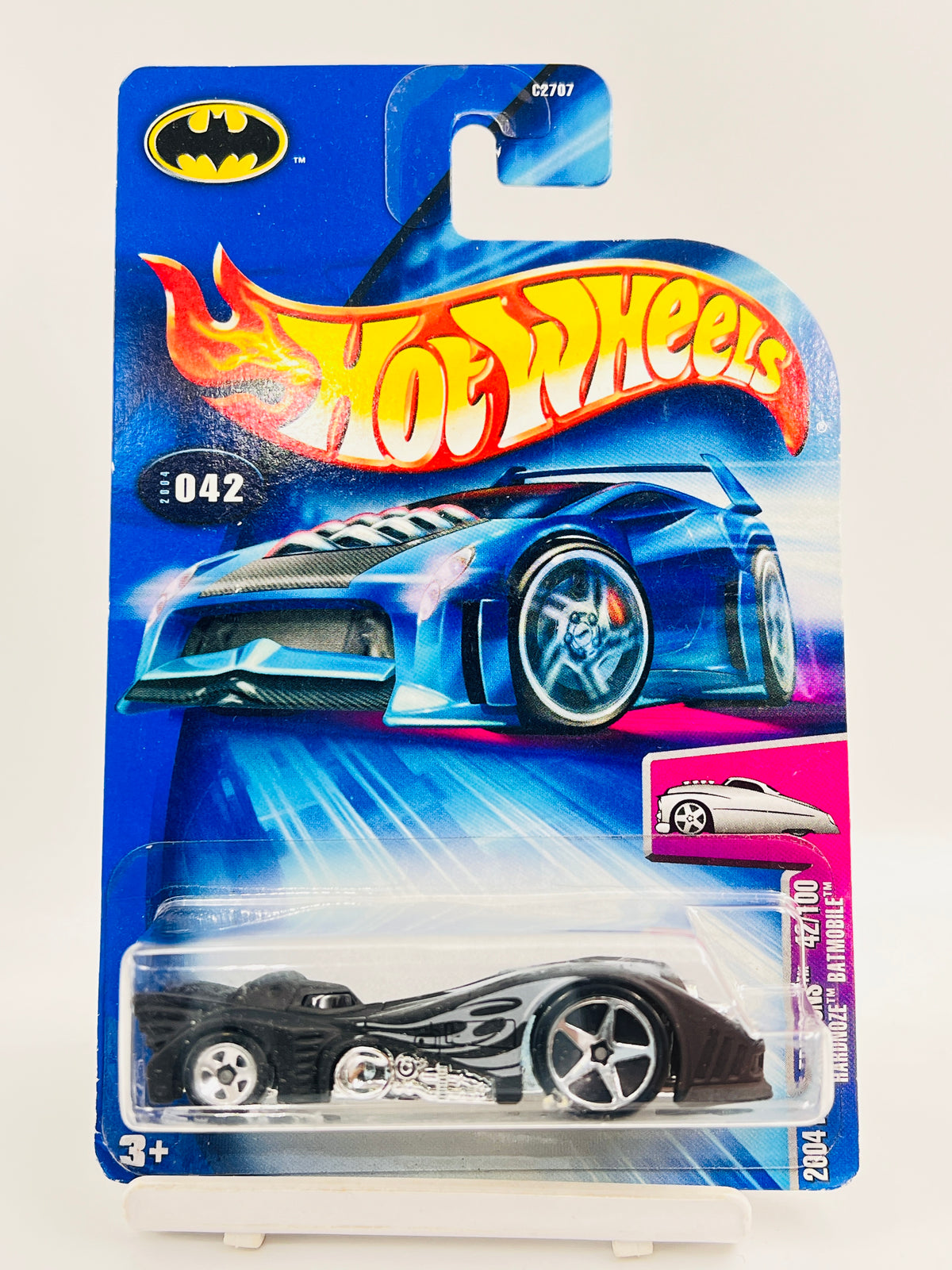 RARE - IMPORTED - HOT WHEELS - HARDNOZE BATMOBILE - 1C