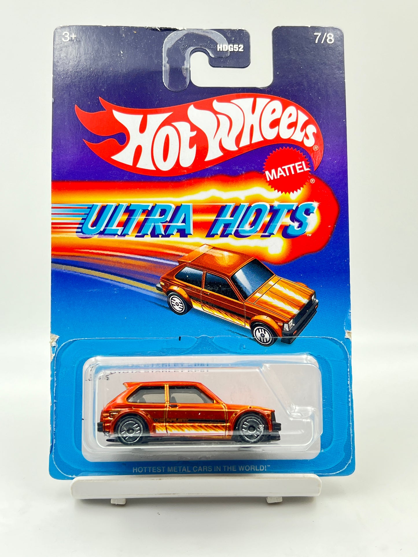 IMPORTED - HOT WHEELS - MILD CARD DAMAGE - 81 TOYOTA STARLET KP61 - 1B