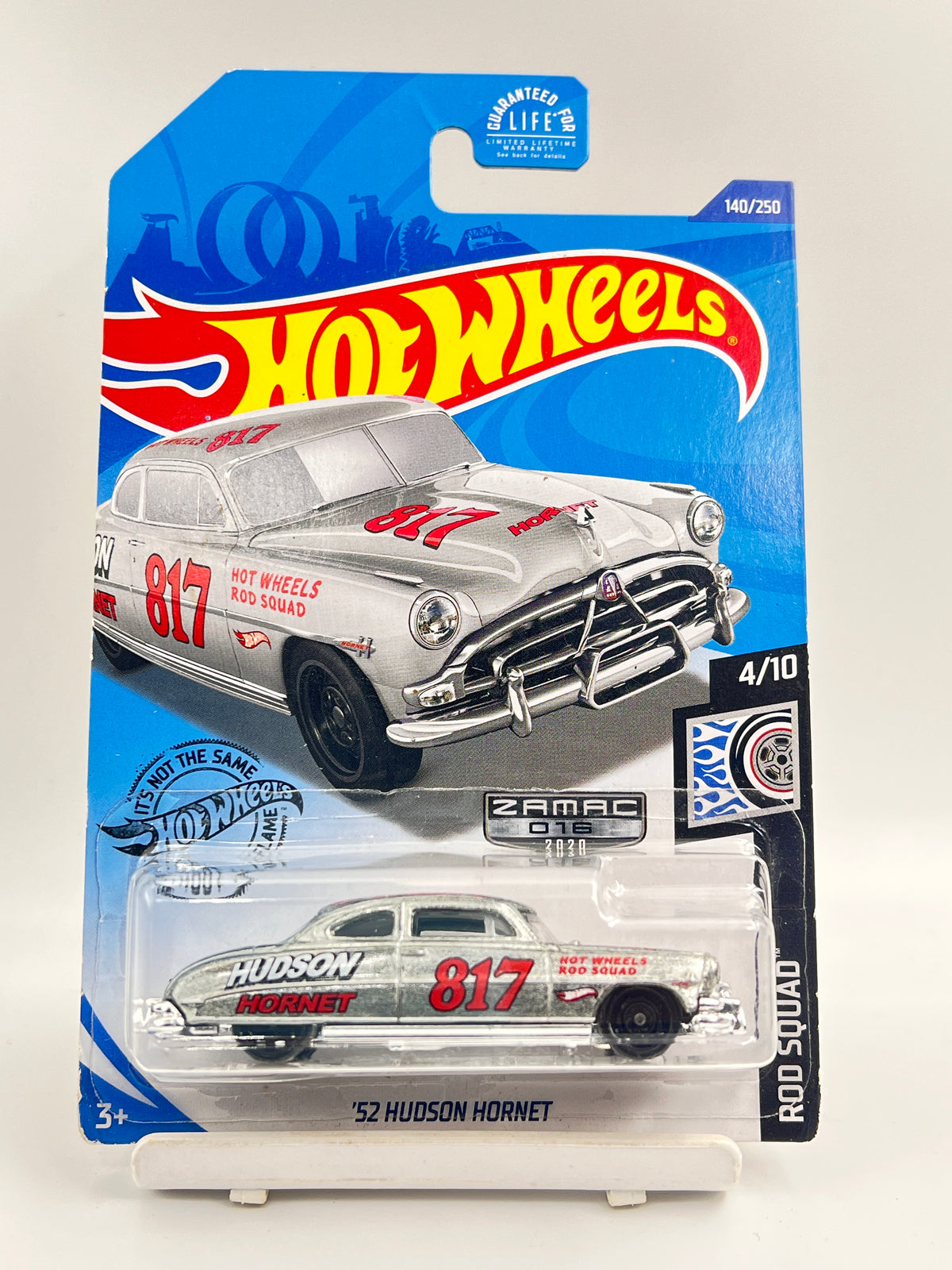 IMPORTED - HOT WHEELS - VERY RARE - ZAMAC - 52 HUDSON HORNET - FREE PROTECTOR - 3C