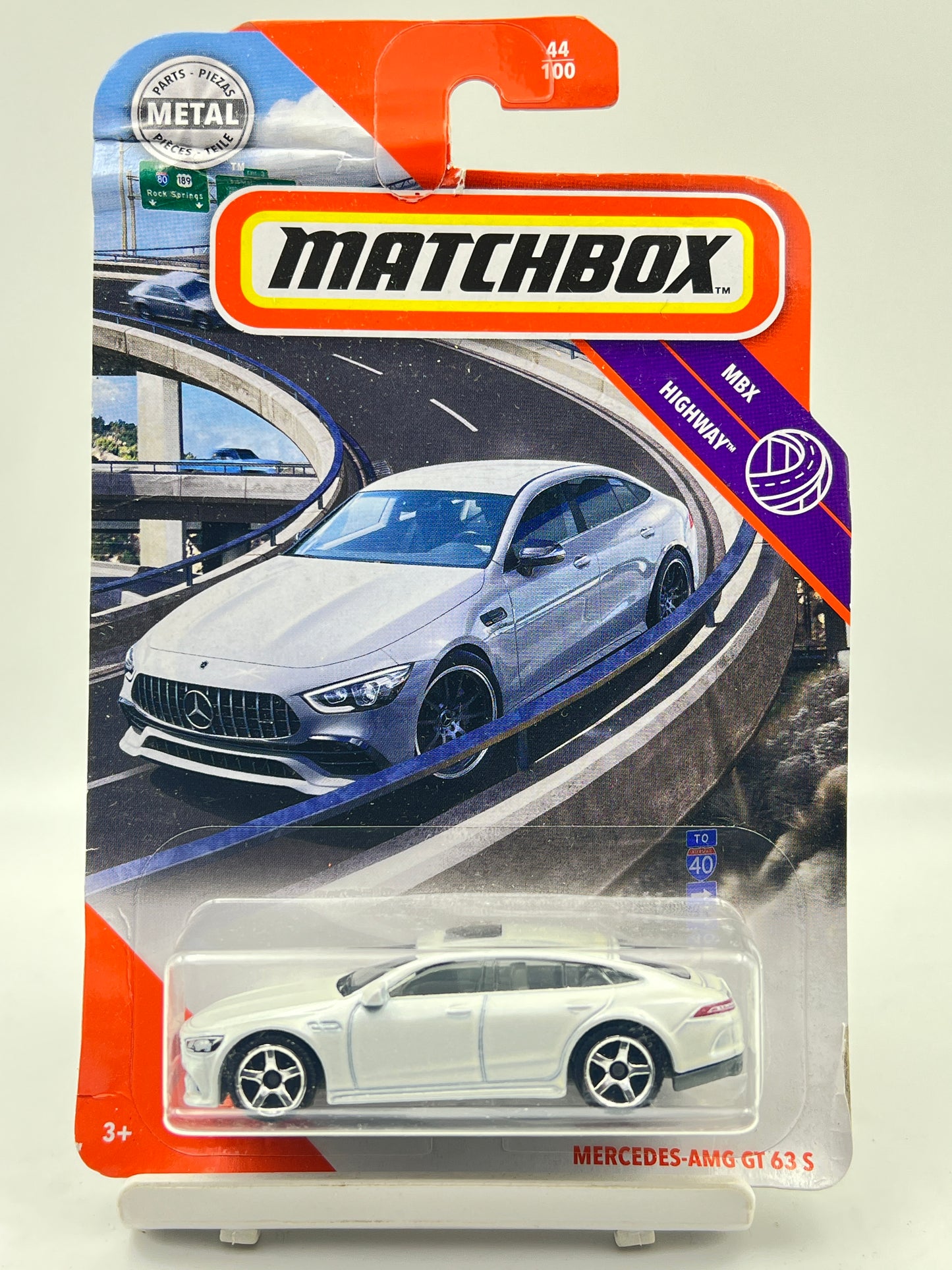 CREASED CARD - MATCHBOX - MERCEDES AMG GT 63 S - ZX3