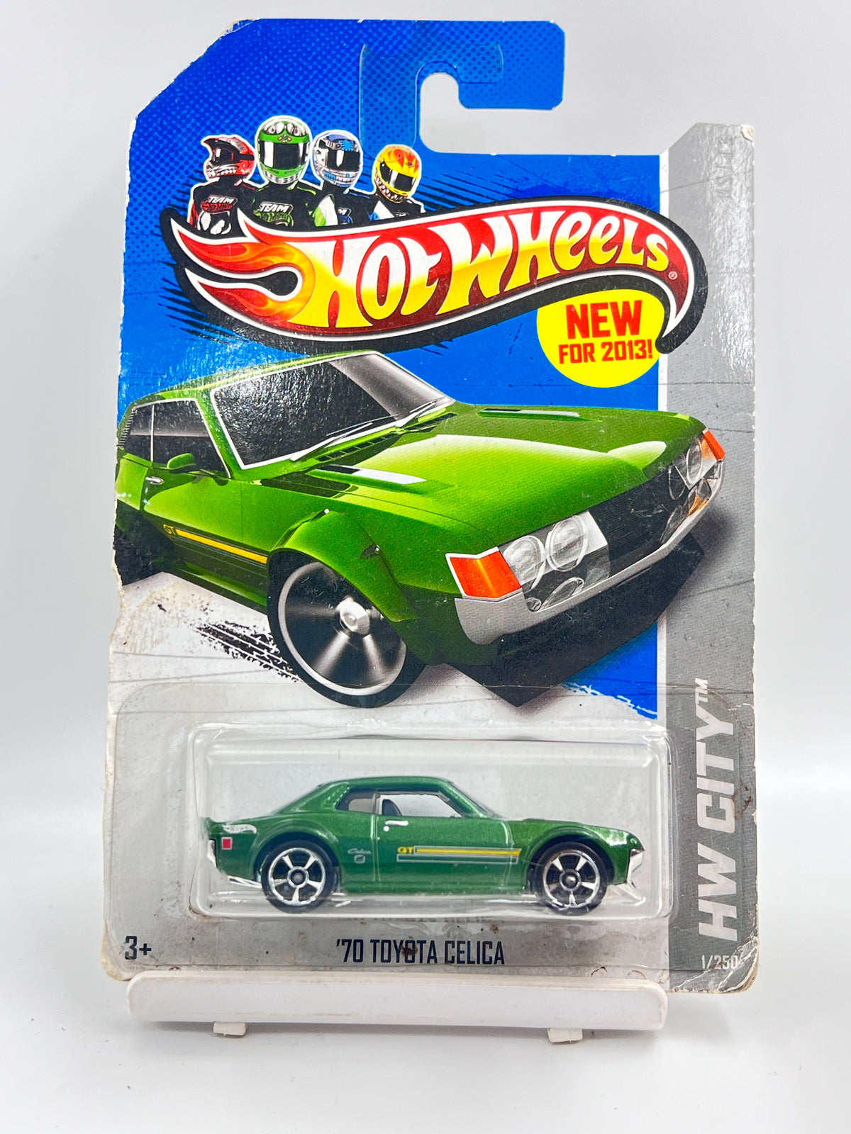 DAMAGED CARD - IMPORTED - HOT WHEELS - 70 TOYOTA CELICA - 1B