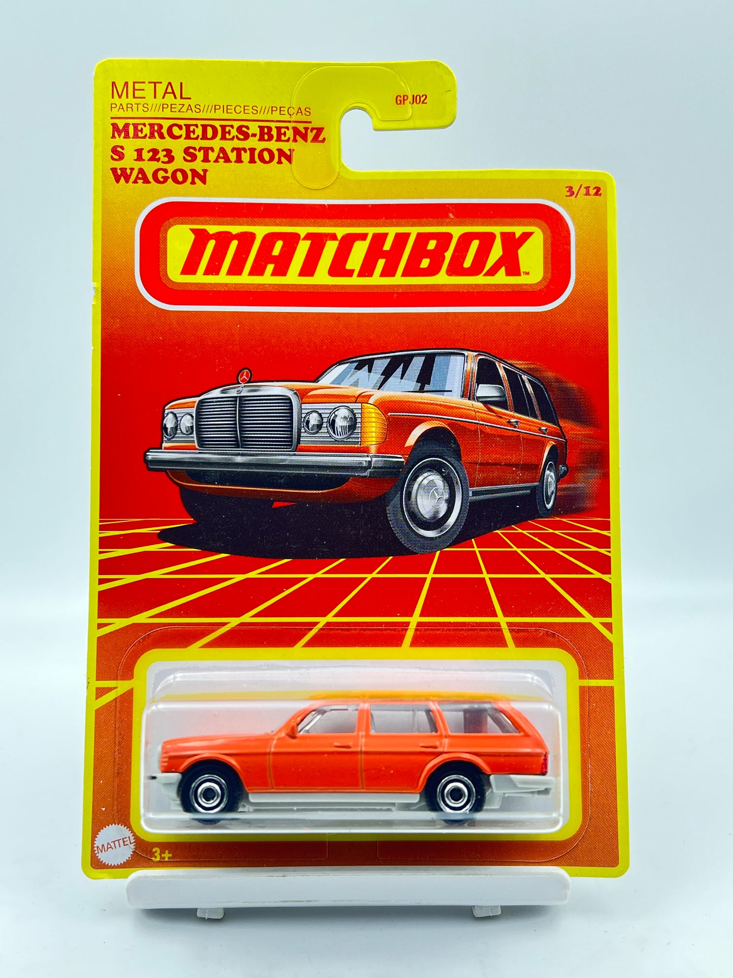 MATCHBOX - MERCEDES BENZ S123 STATION WAGON - ORANGE - 1C