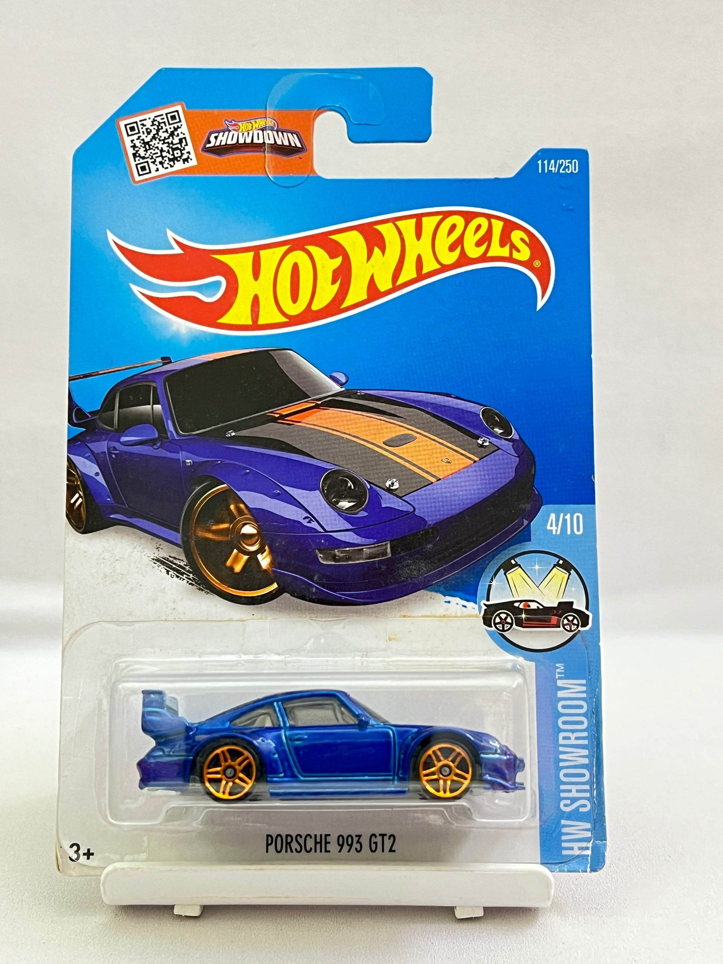 HOT WHEELS - PORSCHE 993 GT2 - BLUE (RARE) - 6E - Its Fun