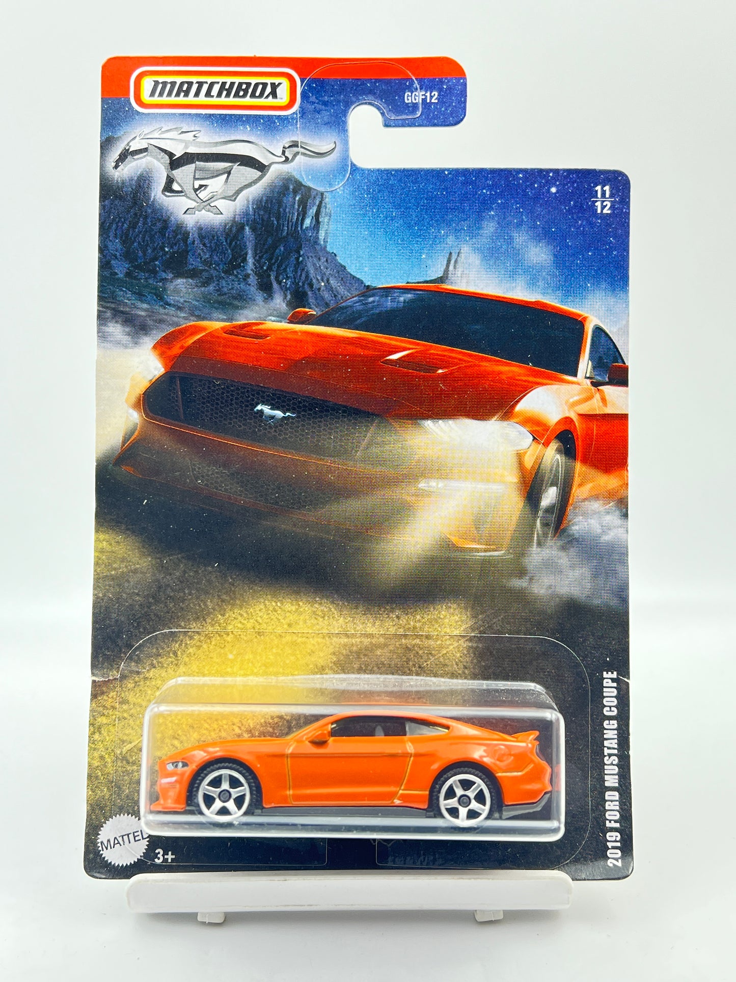 MILD CARD DAMAGE - MATCHBOX - 2019 FORD MUSTANG COUPE - 1B