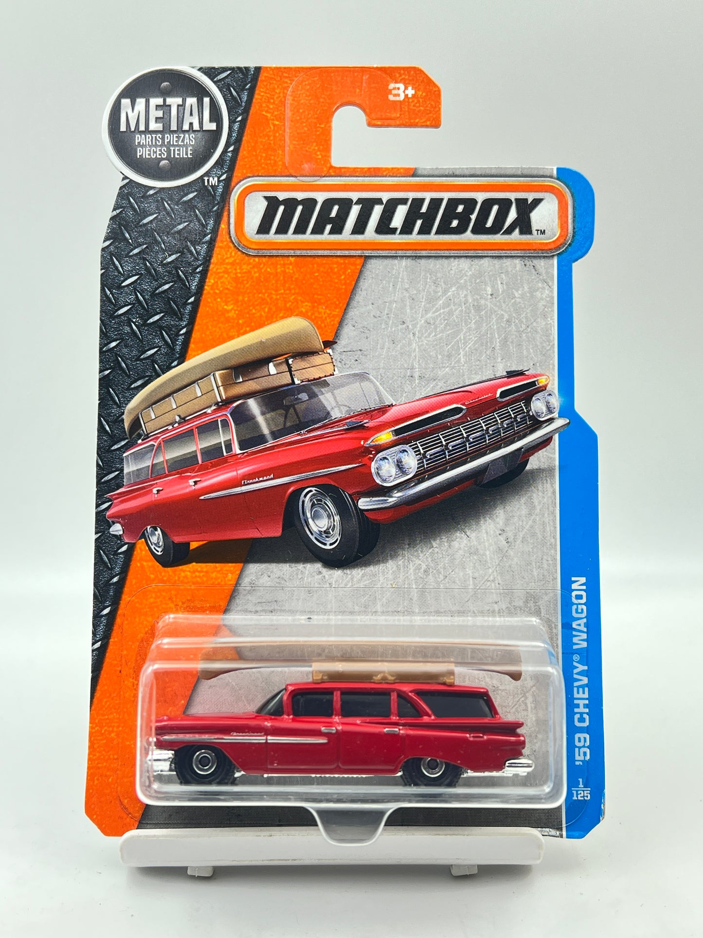 MATCHBOX - 59 CHEVY WAGON - RED - 1B