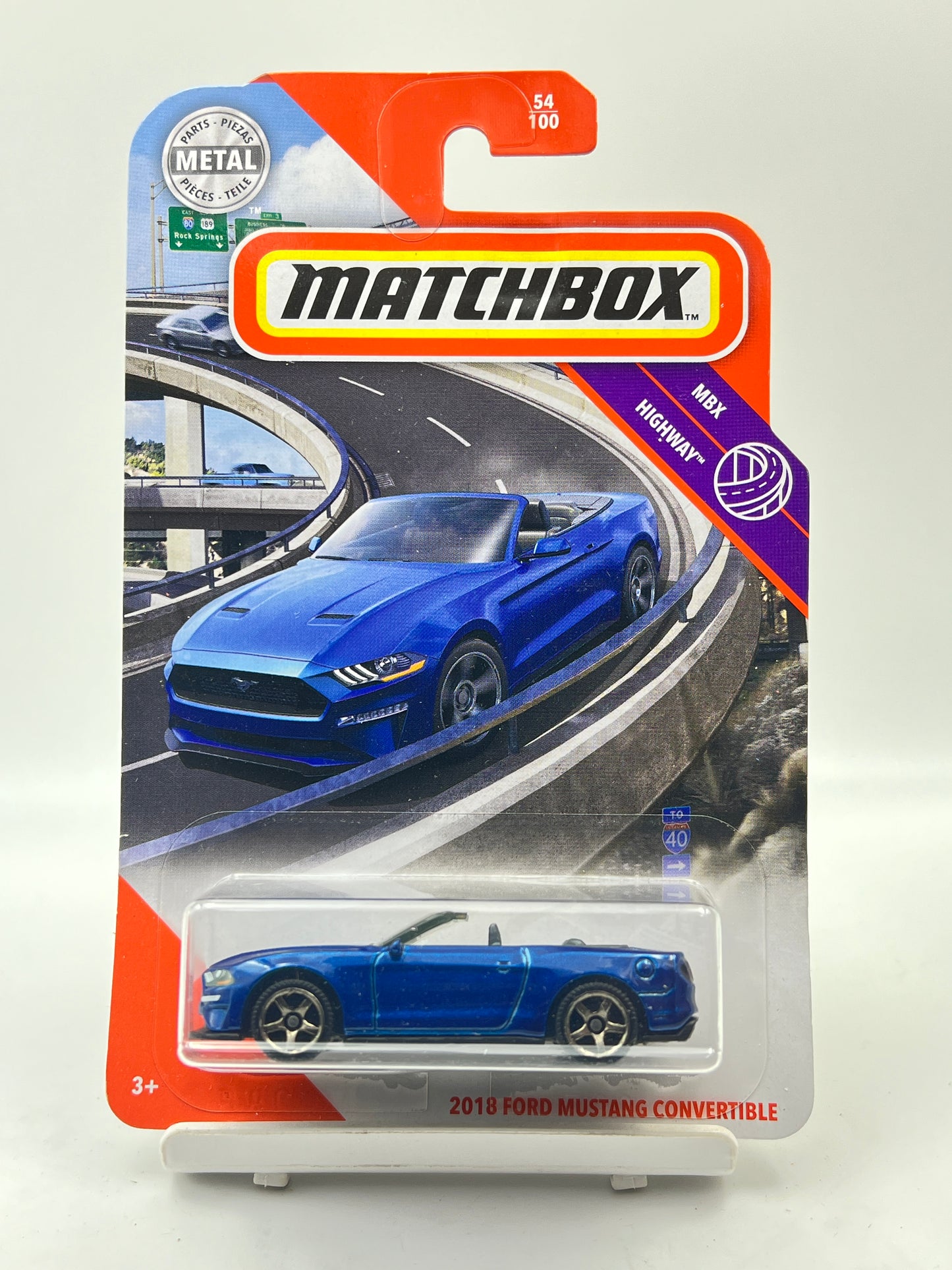 MATCHBOX - 2018 FORD MUSTANG CONVERTIBLE - 1A