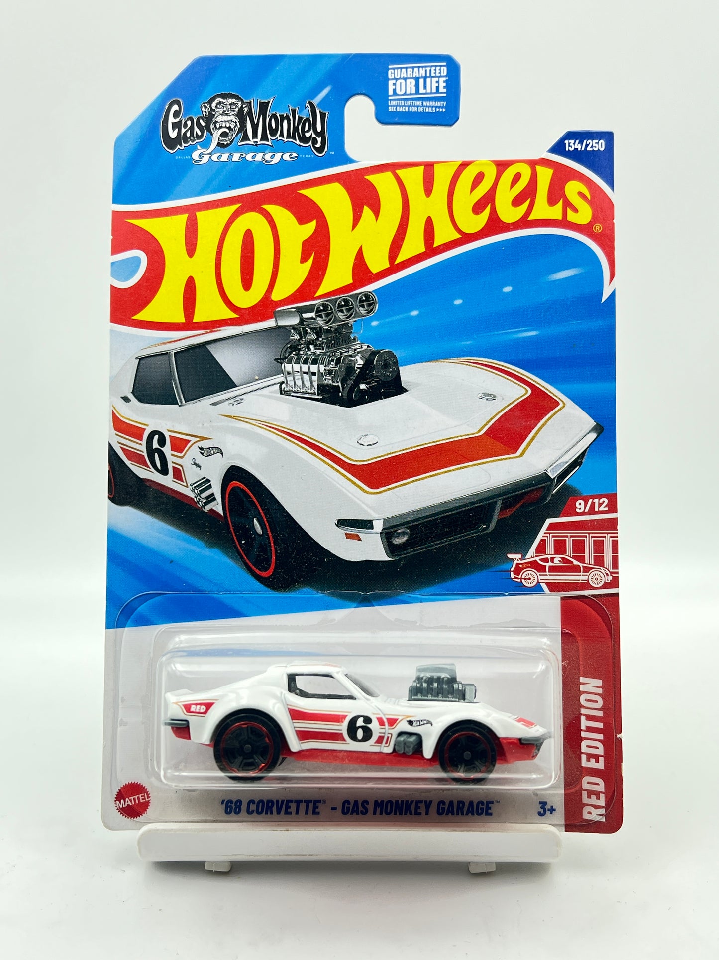 RED EDITION - HOT WHEELS - 68 CORVETTE - GAS MONKEY GARAGE - 4A