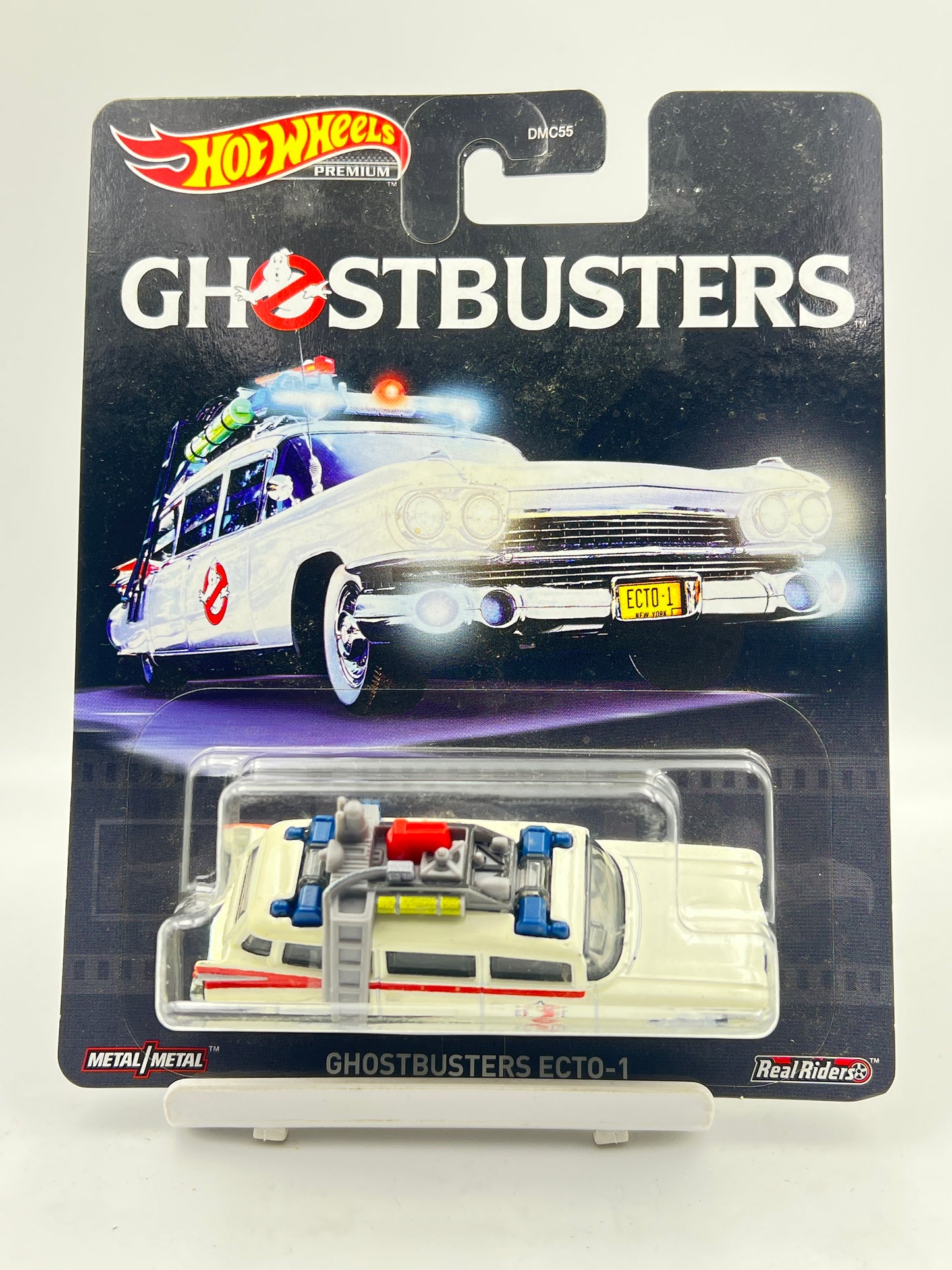 ( CARD AS IN PIC ) - HOT WHEELS - PREMIUM - GHOSTBUSTERS ECTO-1 - 5C