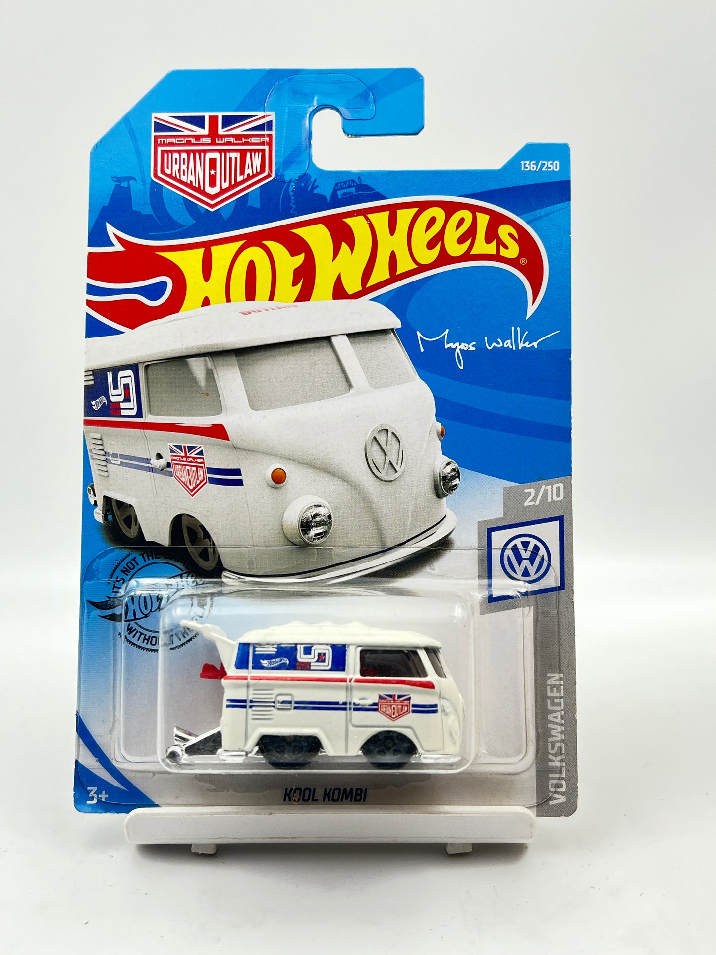 BLISTER CRACK - HOT WHEELS - KOOL KOMBI - WHITE - 4F