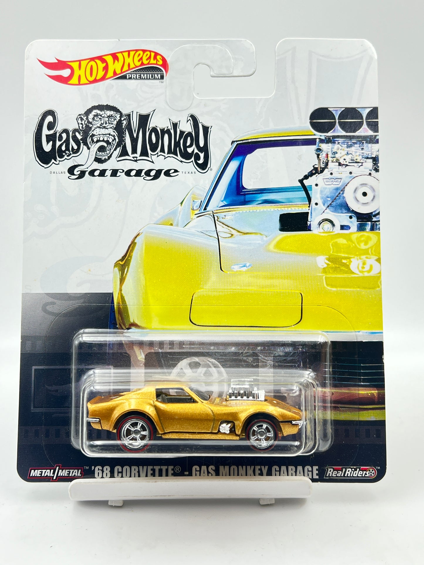 HOT WHEELS - PREMIUM - 68 CORVETTE GAS MONKEY GARAGE - 5C