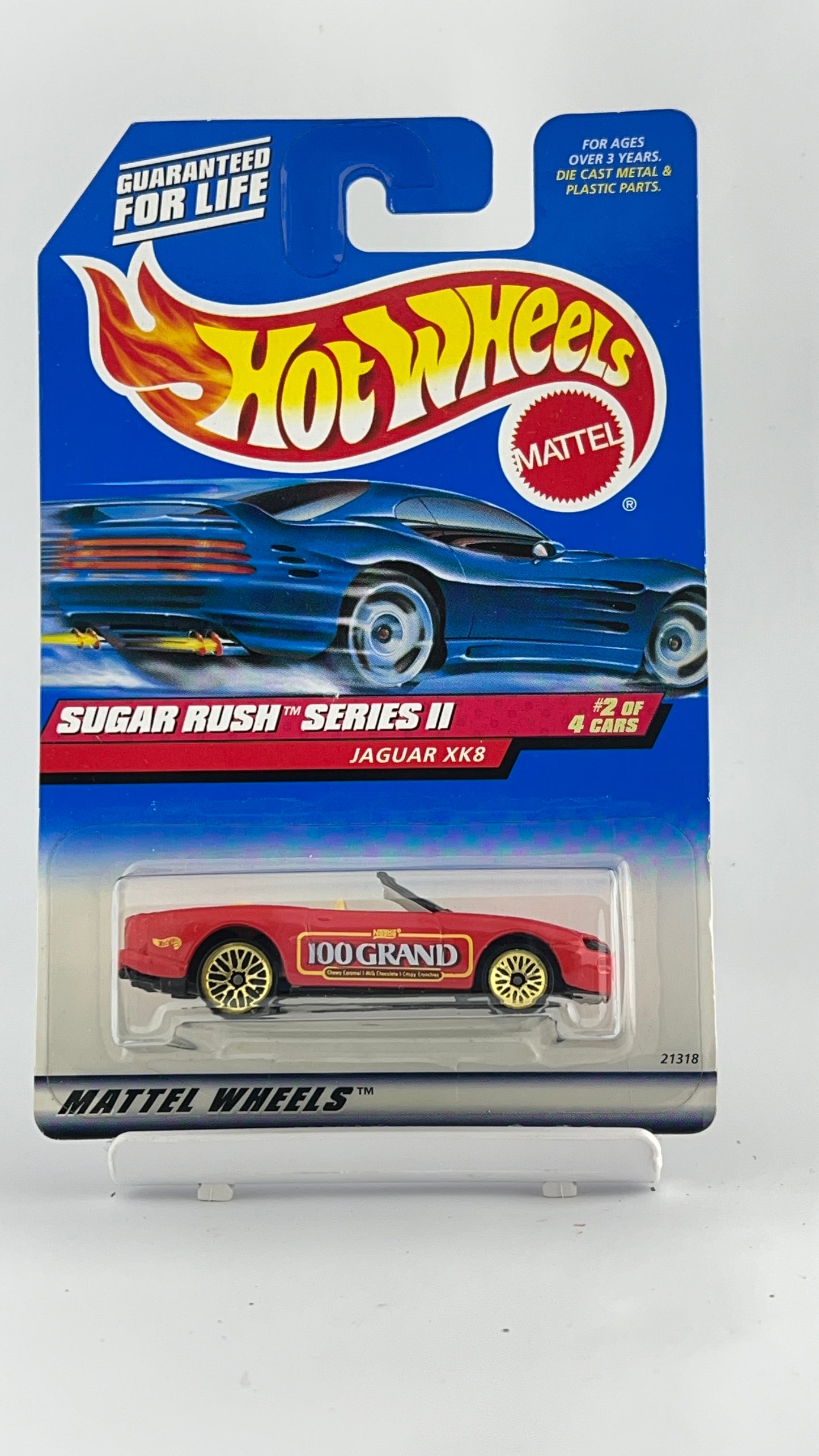JAGUAR XK8-RED (SUGAR RUSH) - Its Fun- Hot wheels - matchbox - diecast