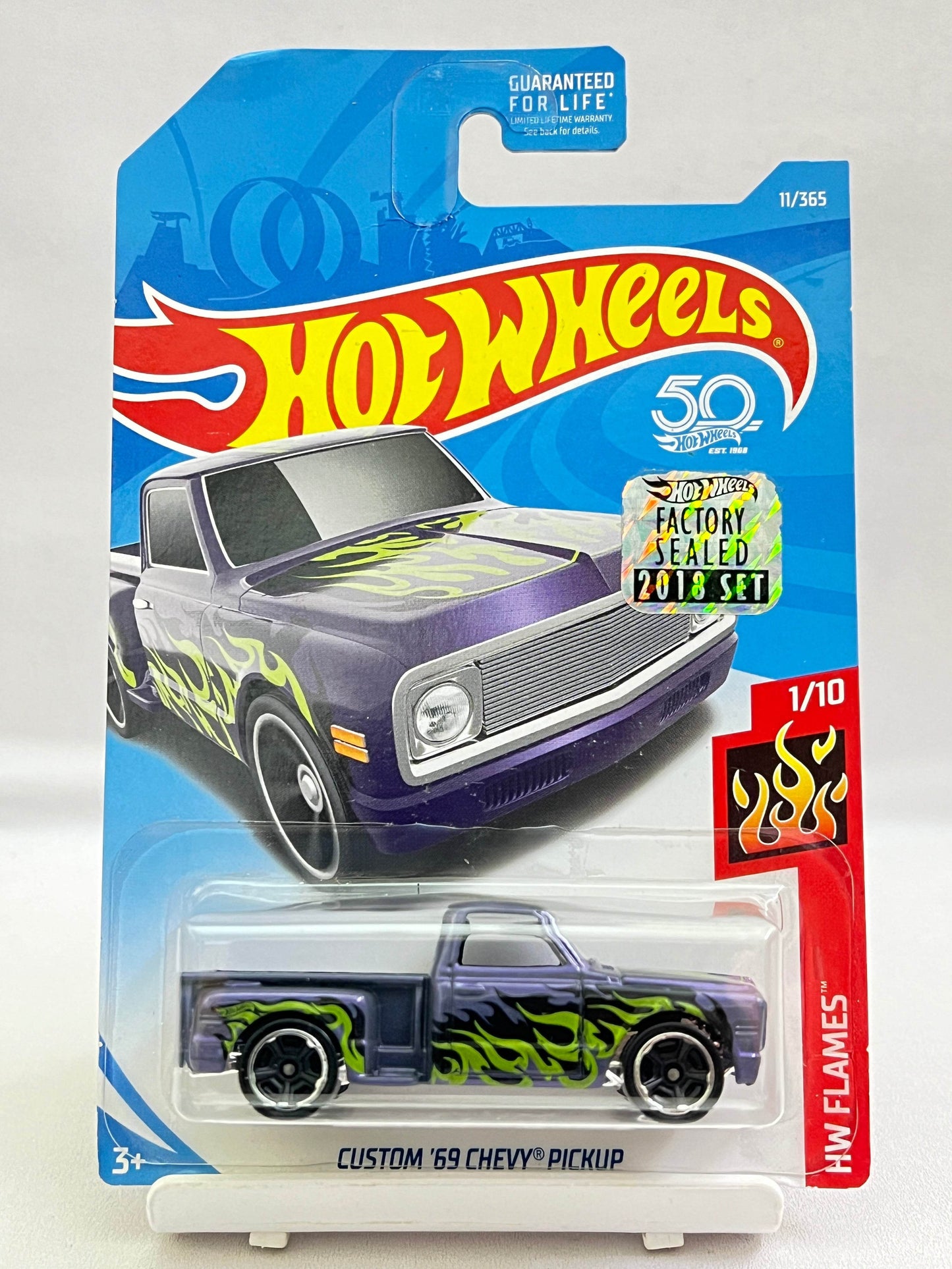 HOT WHEELS - 2018 FACTORY SEALED - CUSTOM 69 CHEVY PICKUP - 3B - Its Fun