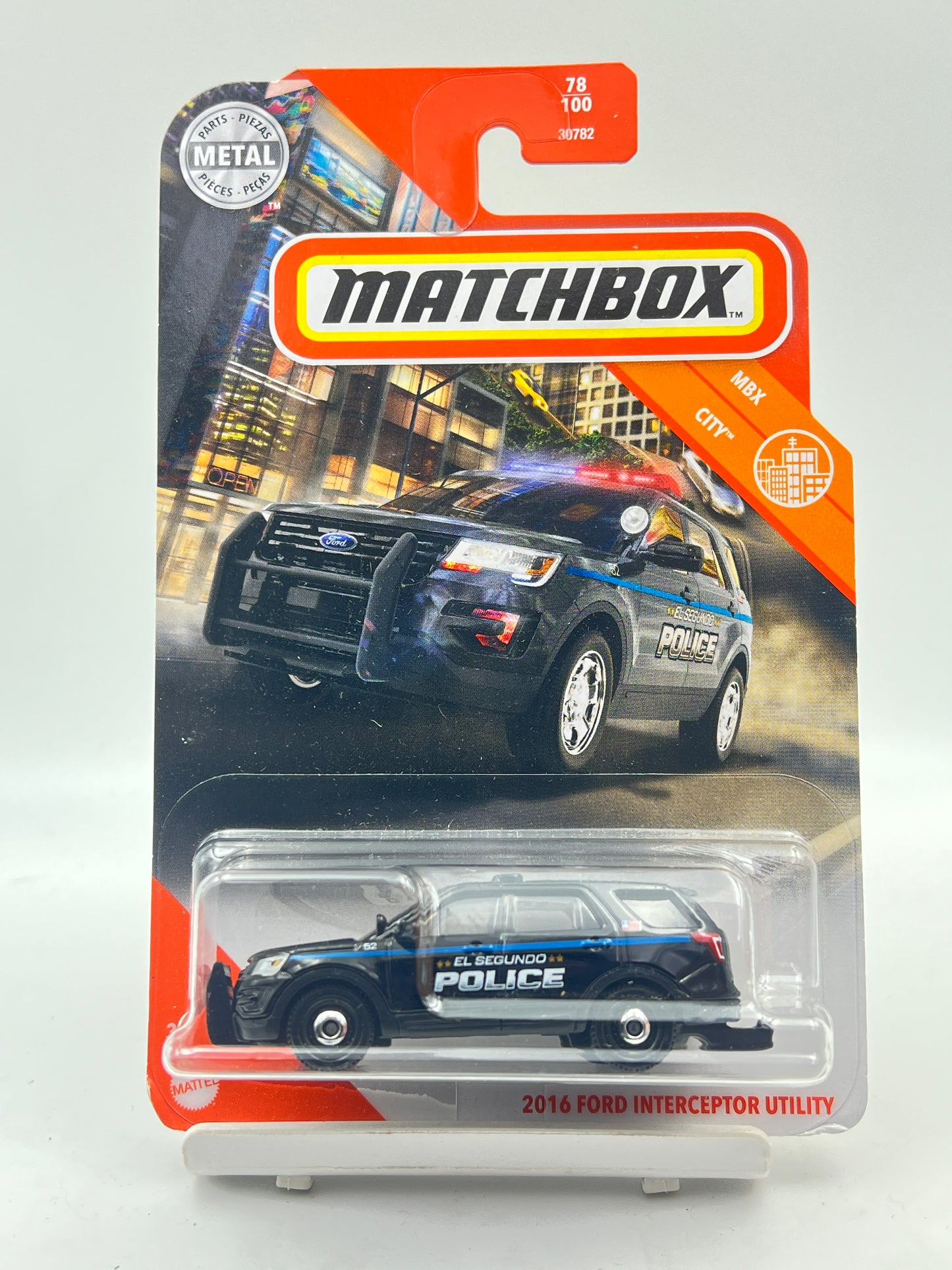 MATCHBOX - 2016 FORD INTERCEPTOR UTILITY - ZX3