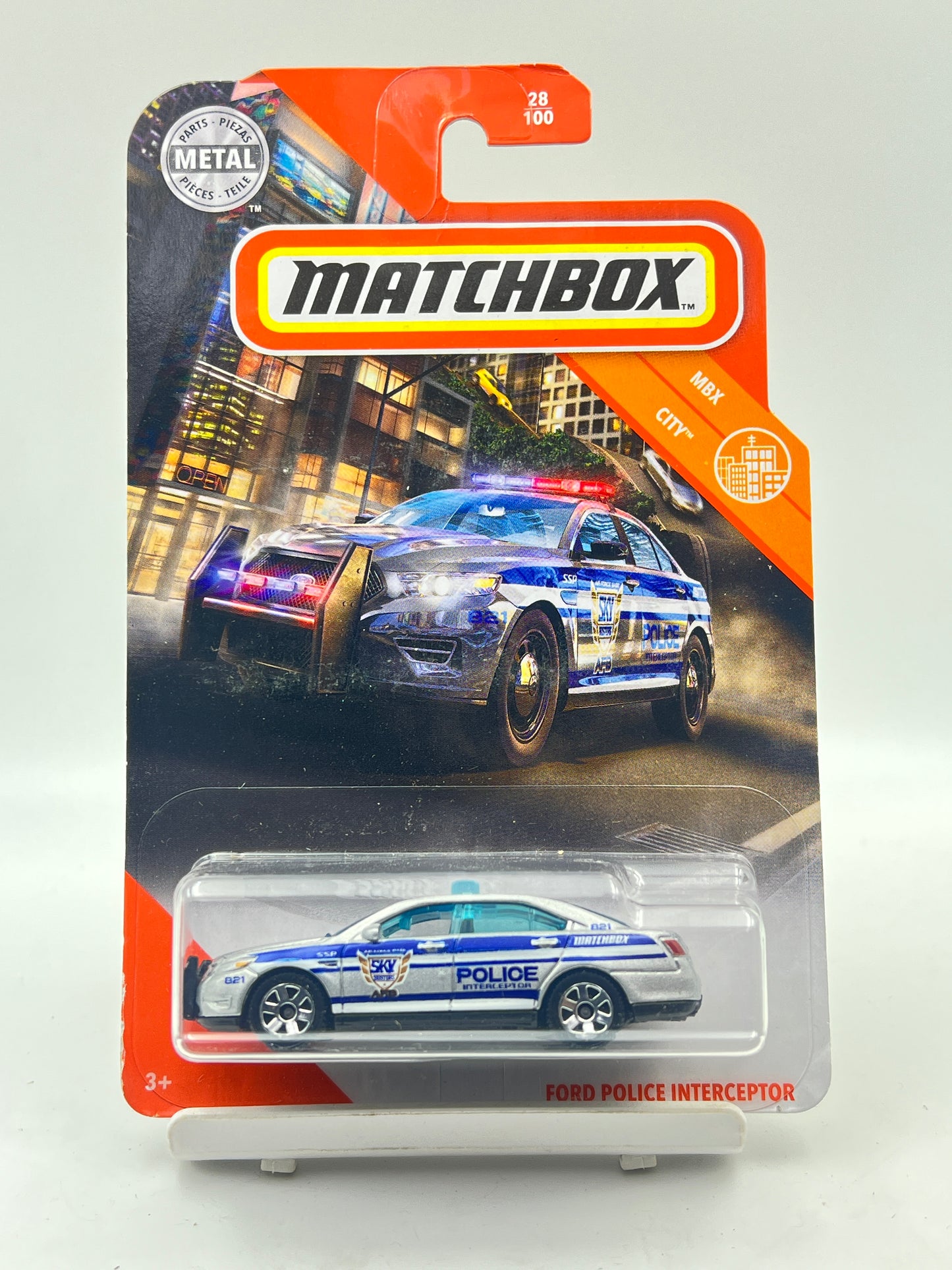 MATCHBOX - FORD POLICE INTERCEPTOR - ZX3