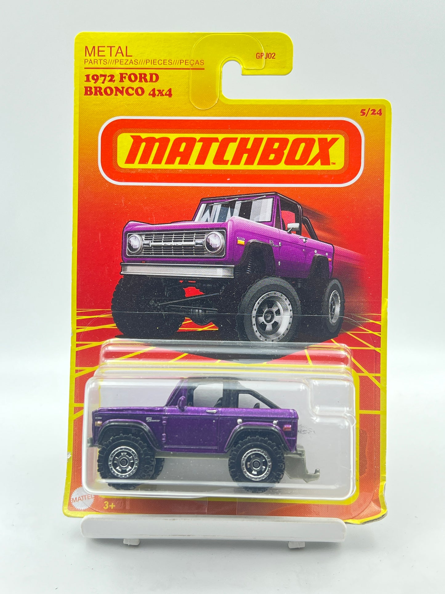 SOFT CORNERS - MATCHBOX - 1972 FORD BRONCO 4X4 - 2E
