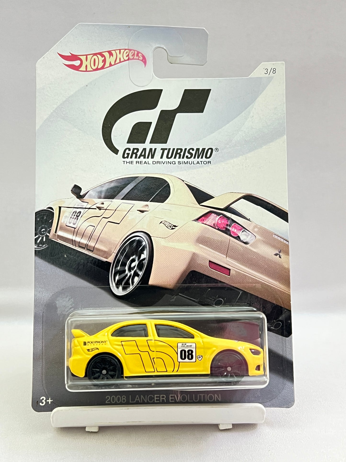 FADED CARD - HOT WHEELS - 2008 LANCER EVOLUTION - 6E