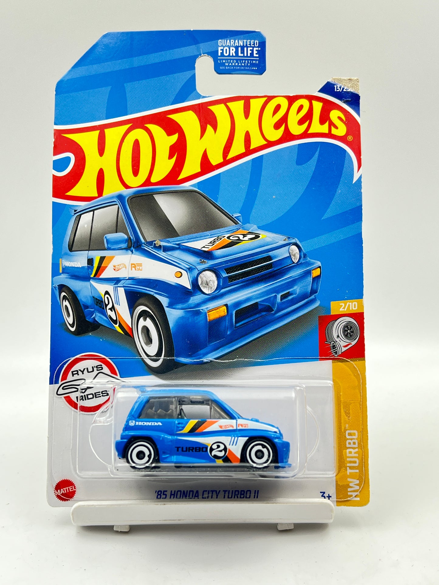 HOT WHEELS - 85 HONDA CITY TURBO II - BLUE - 2G