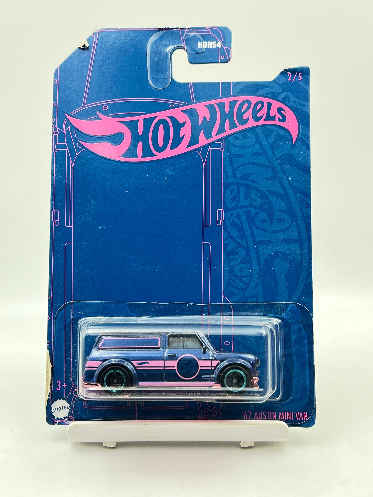MILD CARD DAMAGE - HOT WHEELS - 67 AUSTIN MINI VAN - 2G