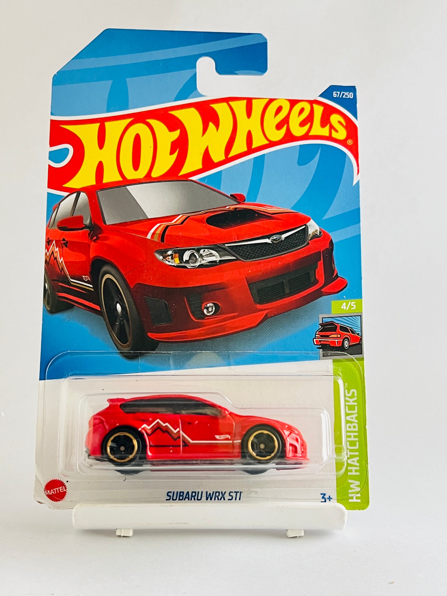 SUBARU WRX SRI - RED - 4C - Its Fun- Hot wheels - matchbox - diecast