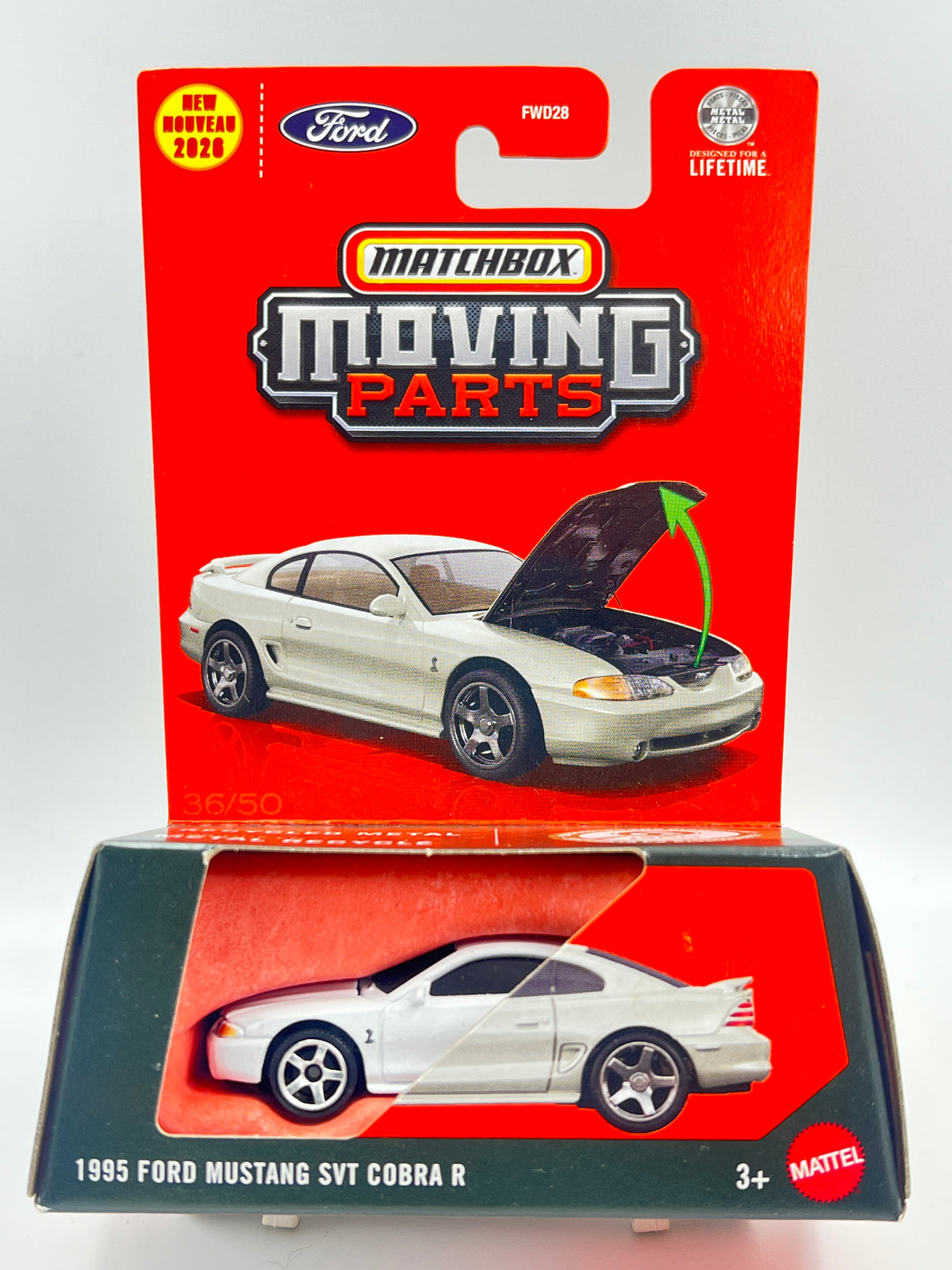 MATCHBOX - MOVING PARTS - 1995 FORD MUSTANG SVT COBRA R - 1G