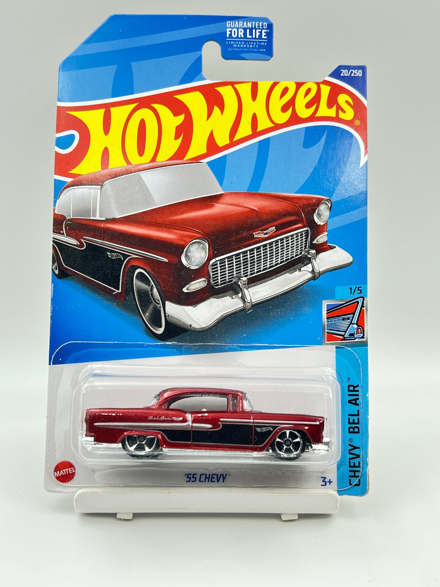 IMPORTED - HOT WHEELS - 55 CHEVY - RED - 1A