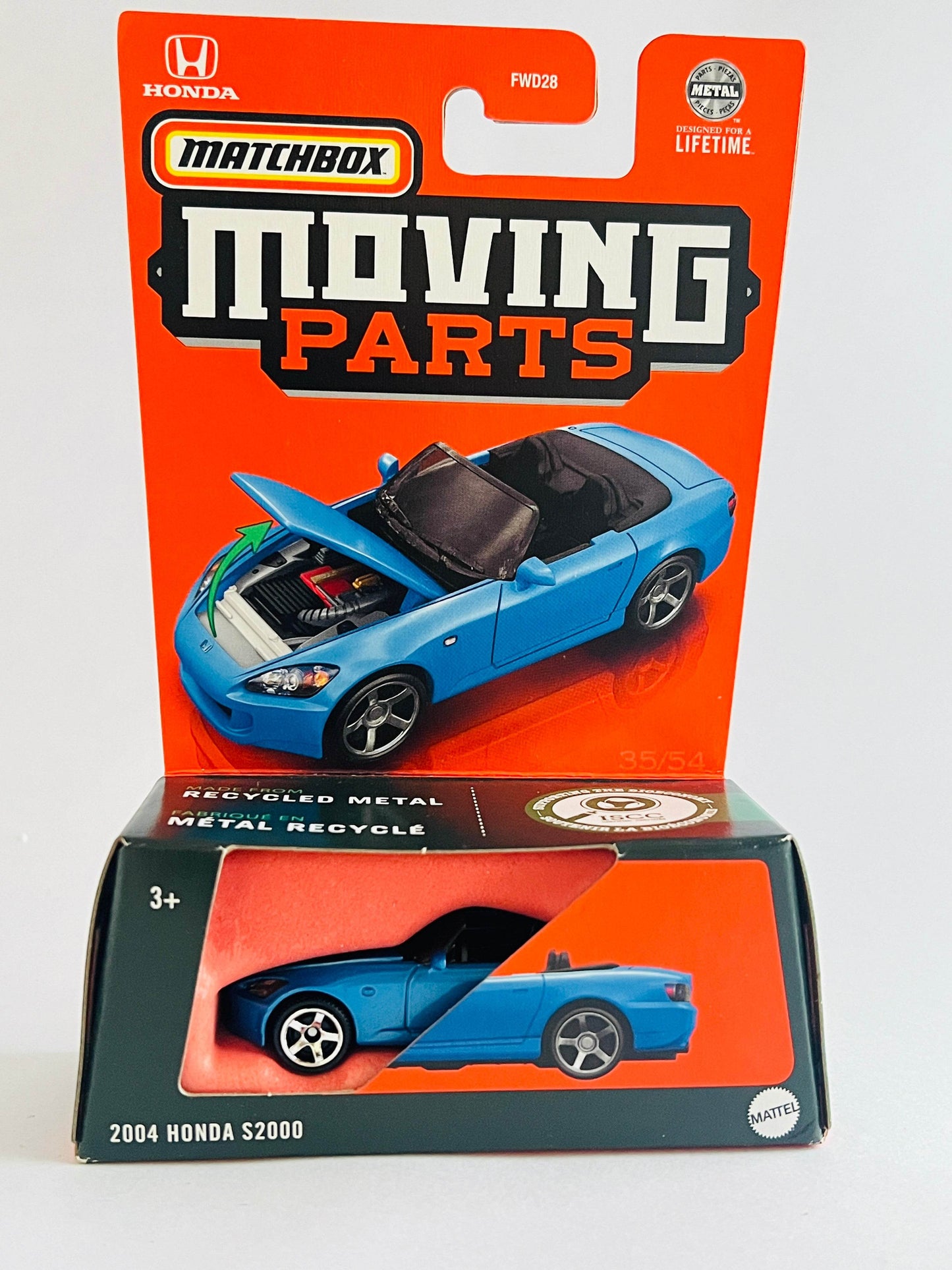 MATCHBOX MOVING PARTS - 2004 HONDA S2000 - ZX4 - Its Fun