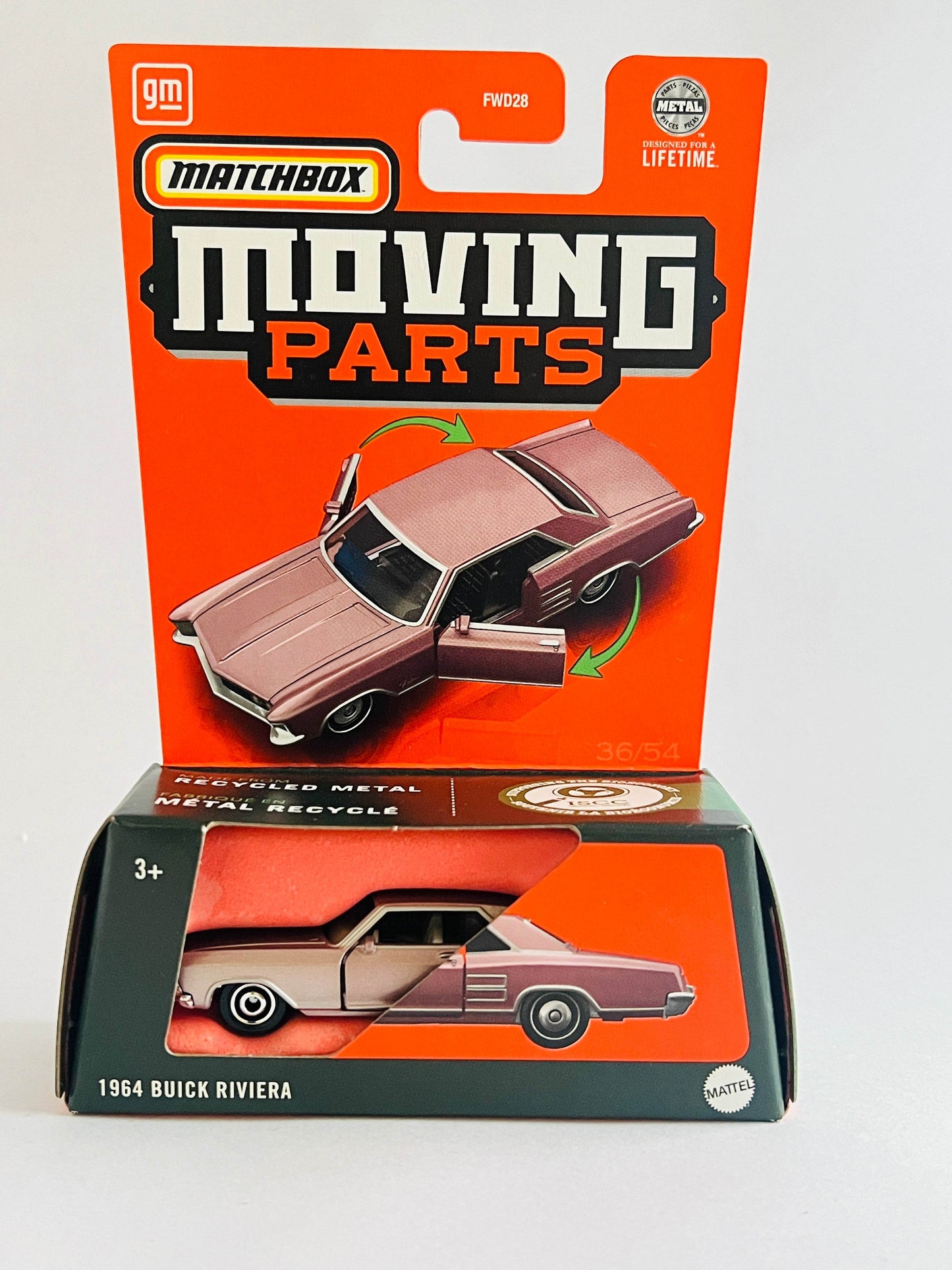 MATCHBOX MOVING PARTS - 1964 BUICK RIVIERA - ZX4 - Its Fun