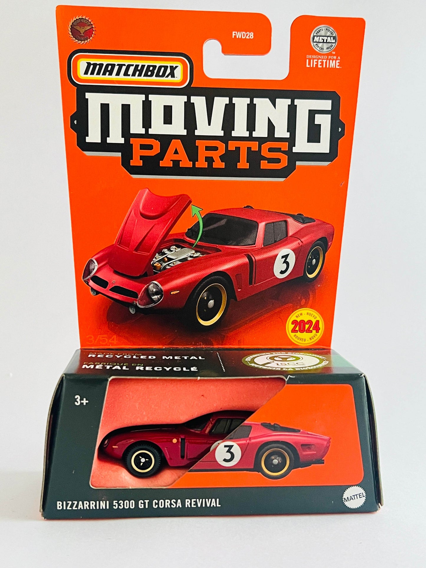 MATCHBOX MOVING PARTS - BIZZARRINI 5300 GT CORSA REVIVAL - ZX4 - Its Fun