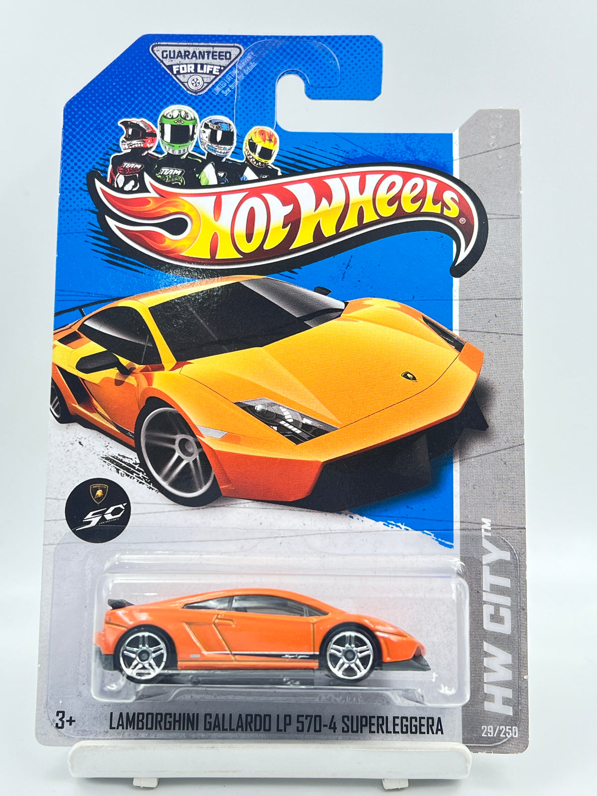 IMPORTED - HOT WHEELS - LAMBORGHINI GALLARDO LP 570-4 SUPERLEGGERA - ORANGE - 1B