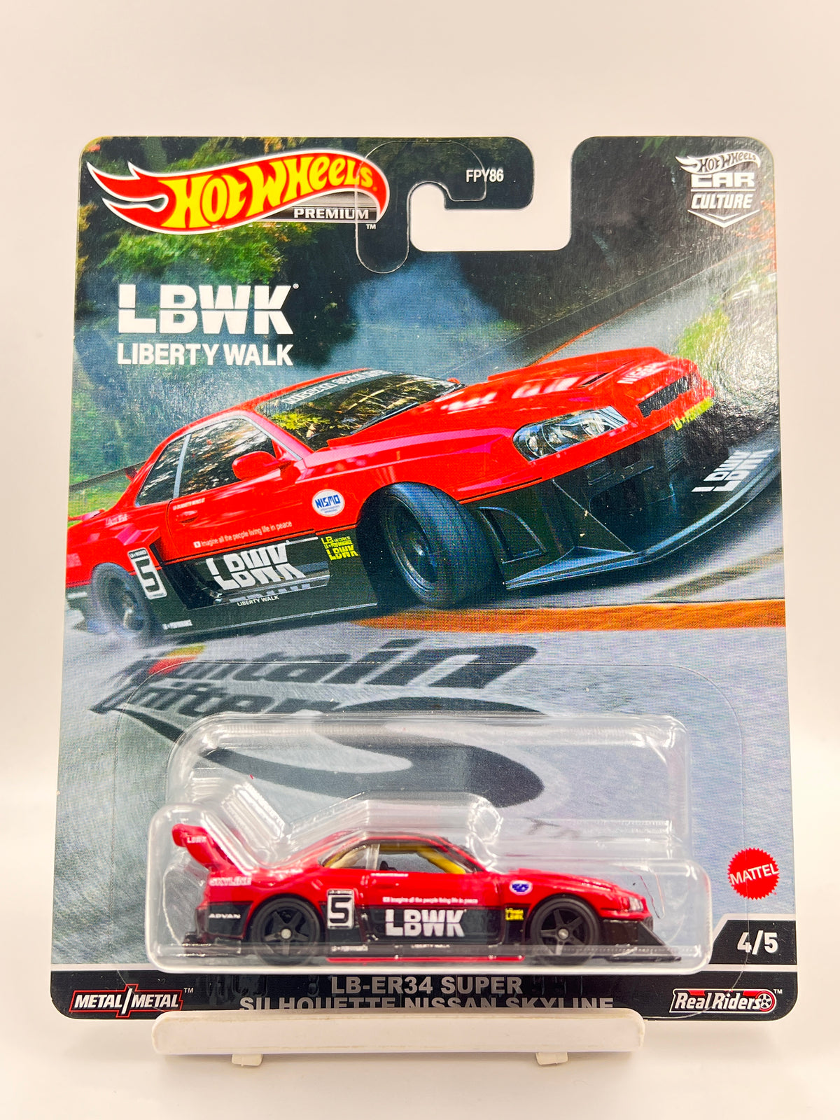 IMPORTED - HOT WHEELS - PREMIUM - LB-ER34 SUPER SILHOUETTE NISSAN SKYLINE - B8
