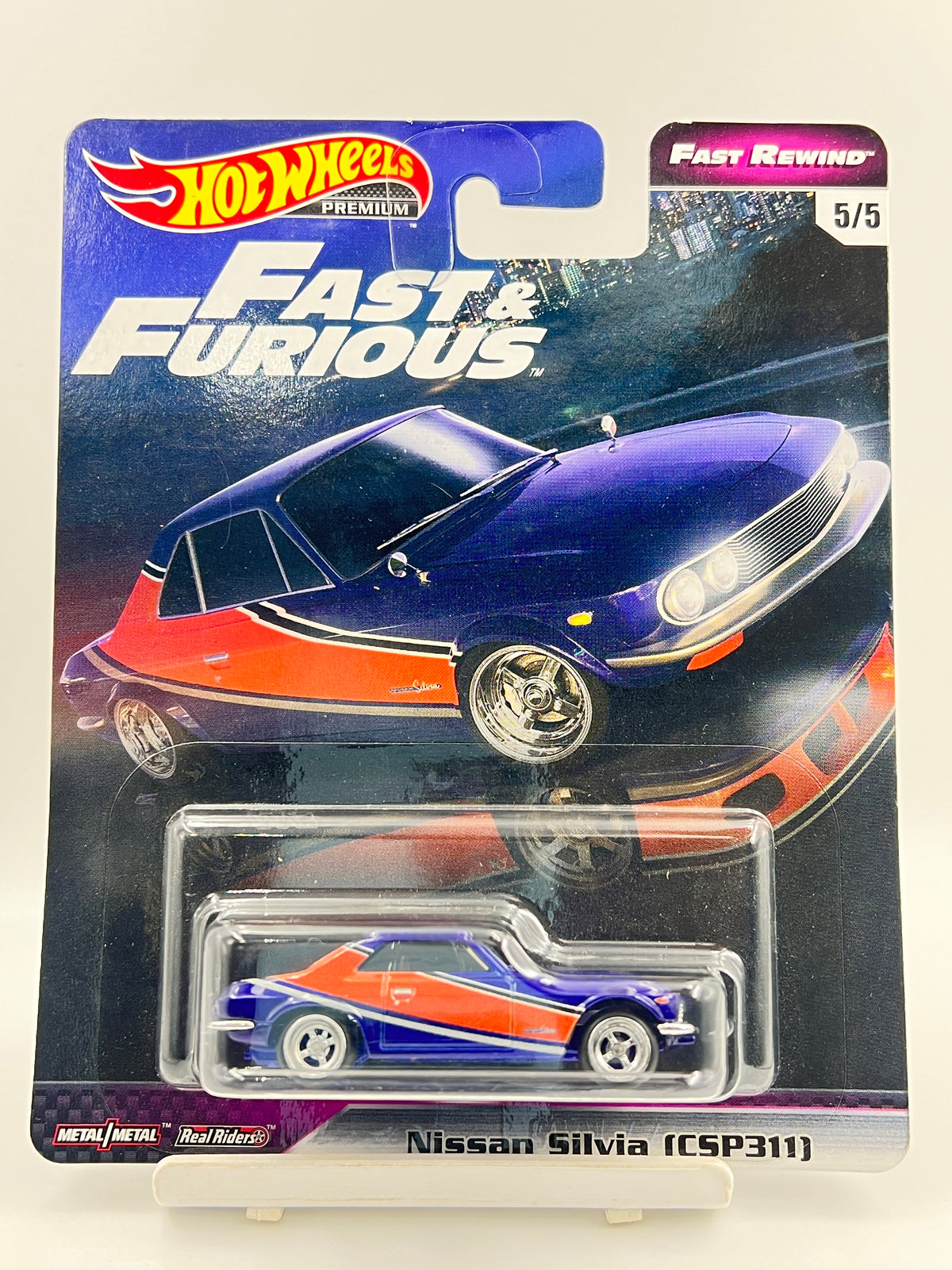 IMPORTED - HOT WHEELS - PREMIUM - FAST AND FURIOUS - FAST REWIND - NISSAN SILVIA (CSP311) - B6