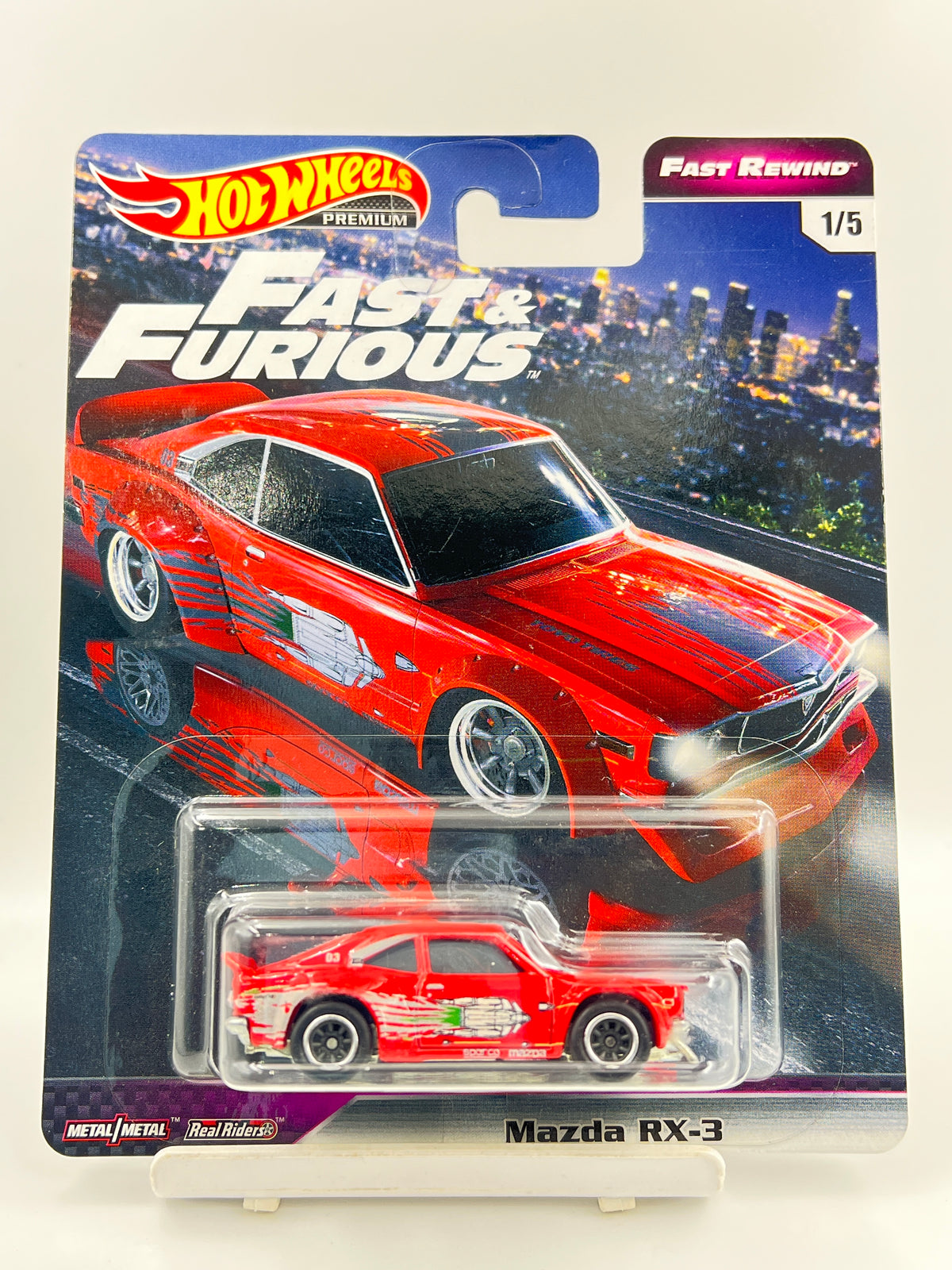 IMPORTED - HOT WHEELS - PREMIUM - FAST AND FURIOUS - FAST REWIND - MAZDA RX-3 - B6