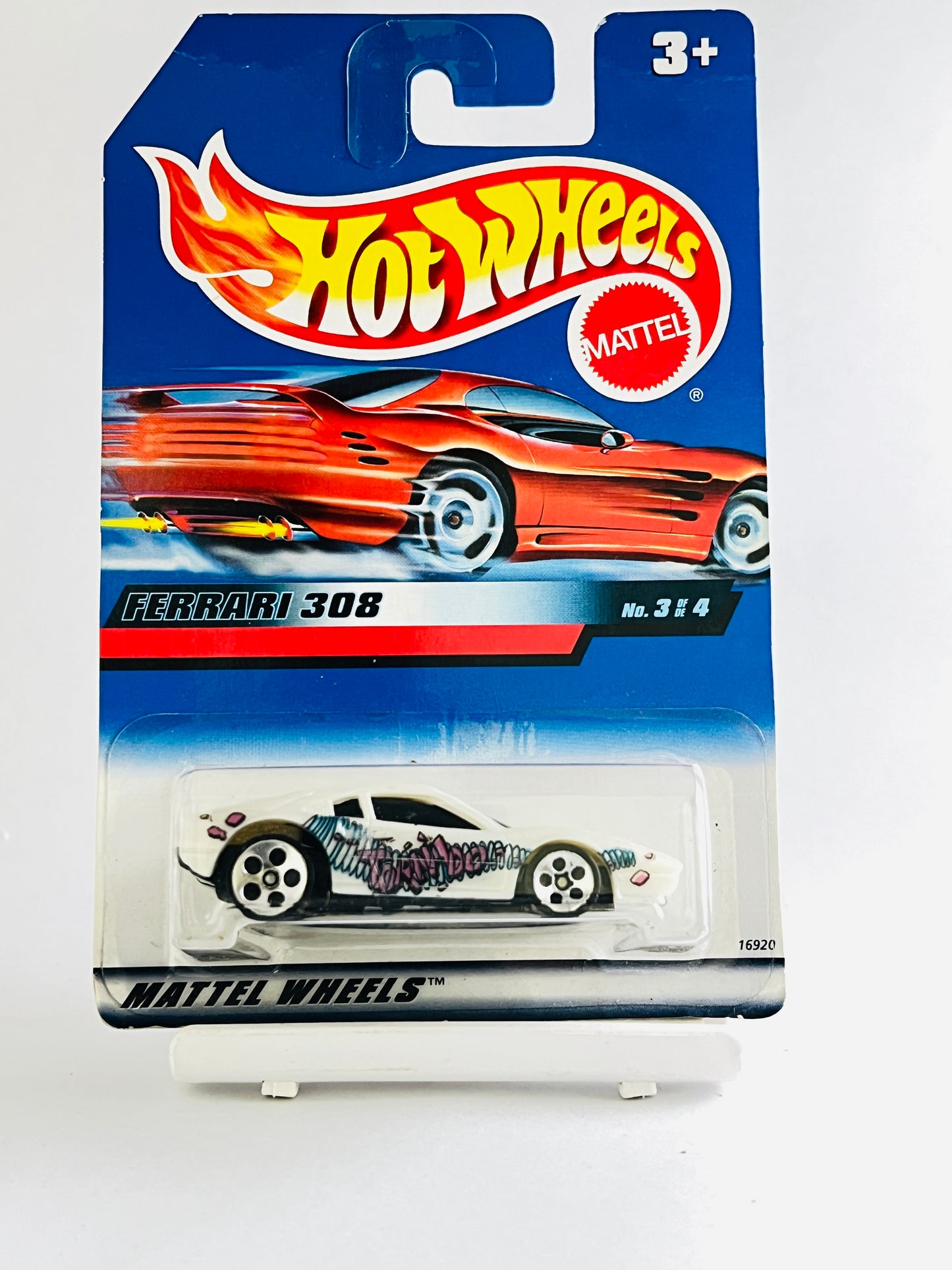 FERRARI 308 - WHITE - 5B - Its Fun- Hot wheels - matchbox - diecast