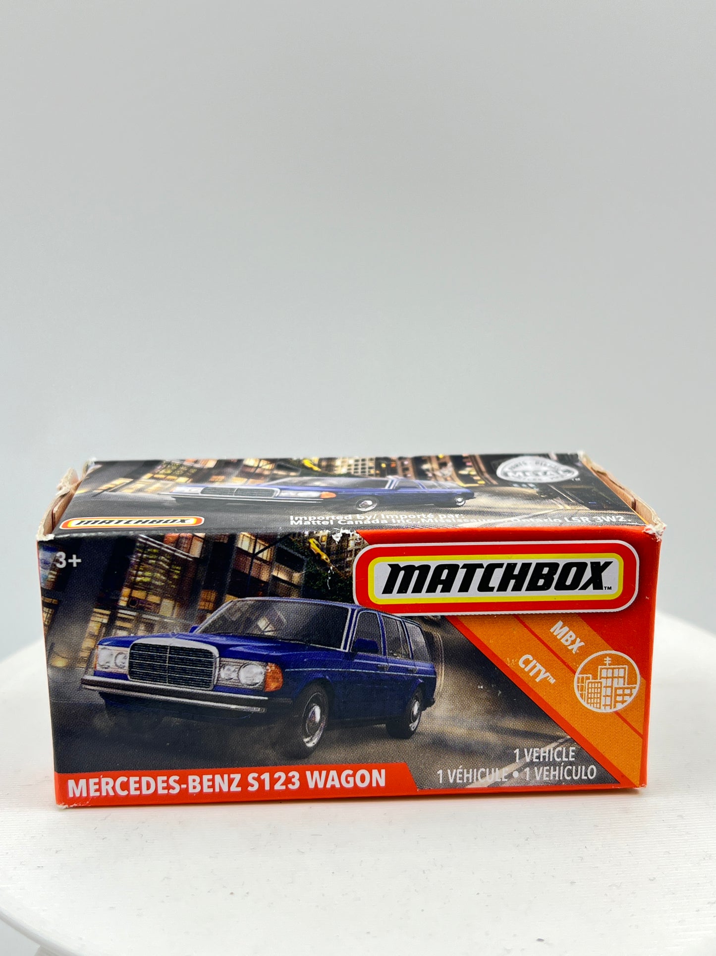 MATCHBOX - MERCEDES BENZ S123 WAGON - DARK BLUE - 4F