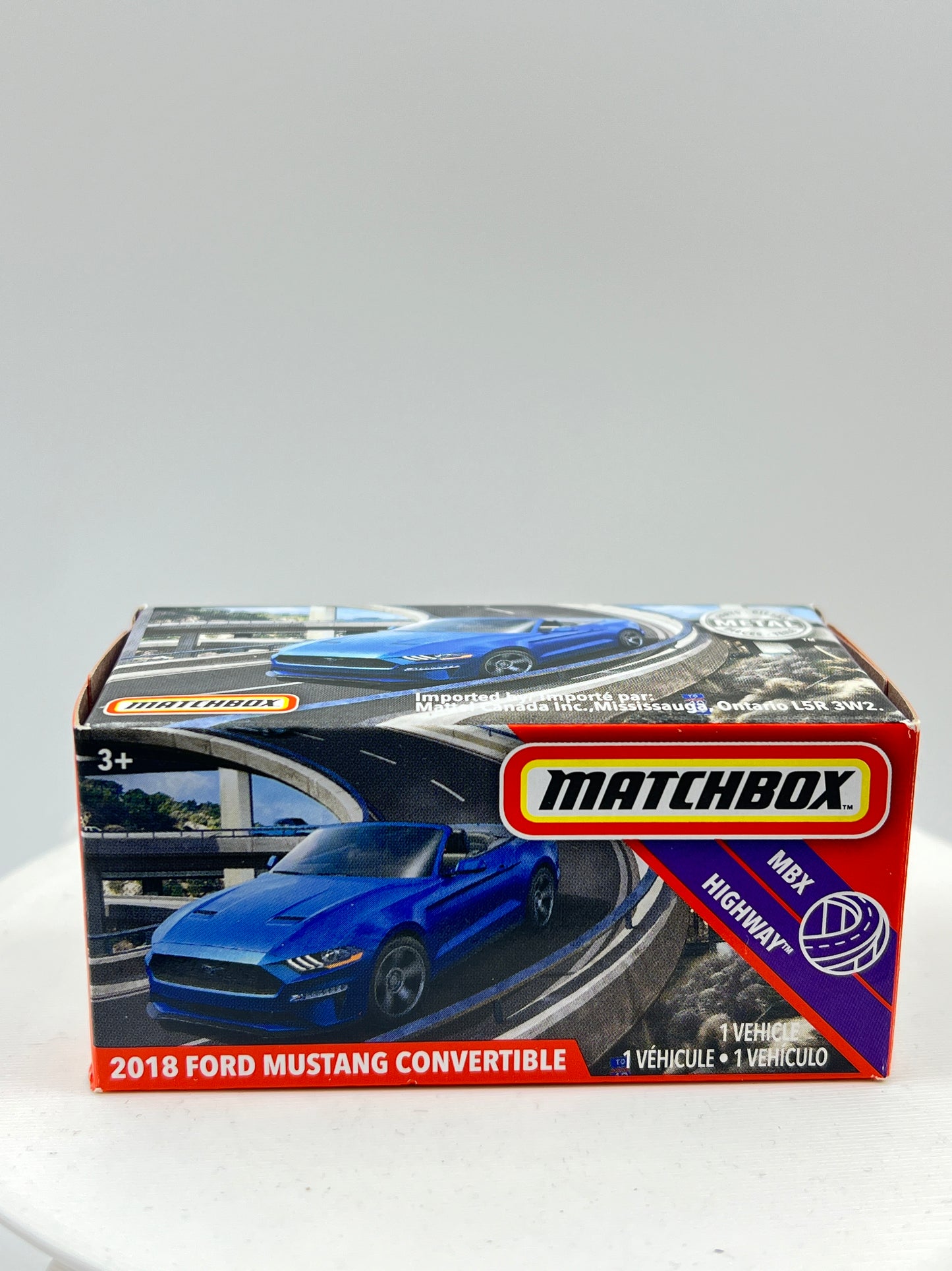 MATCHBOX - 2018 FORD MUSTANG CONVERTIBLE - 3F