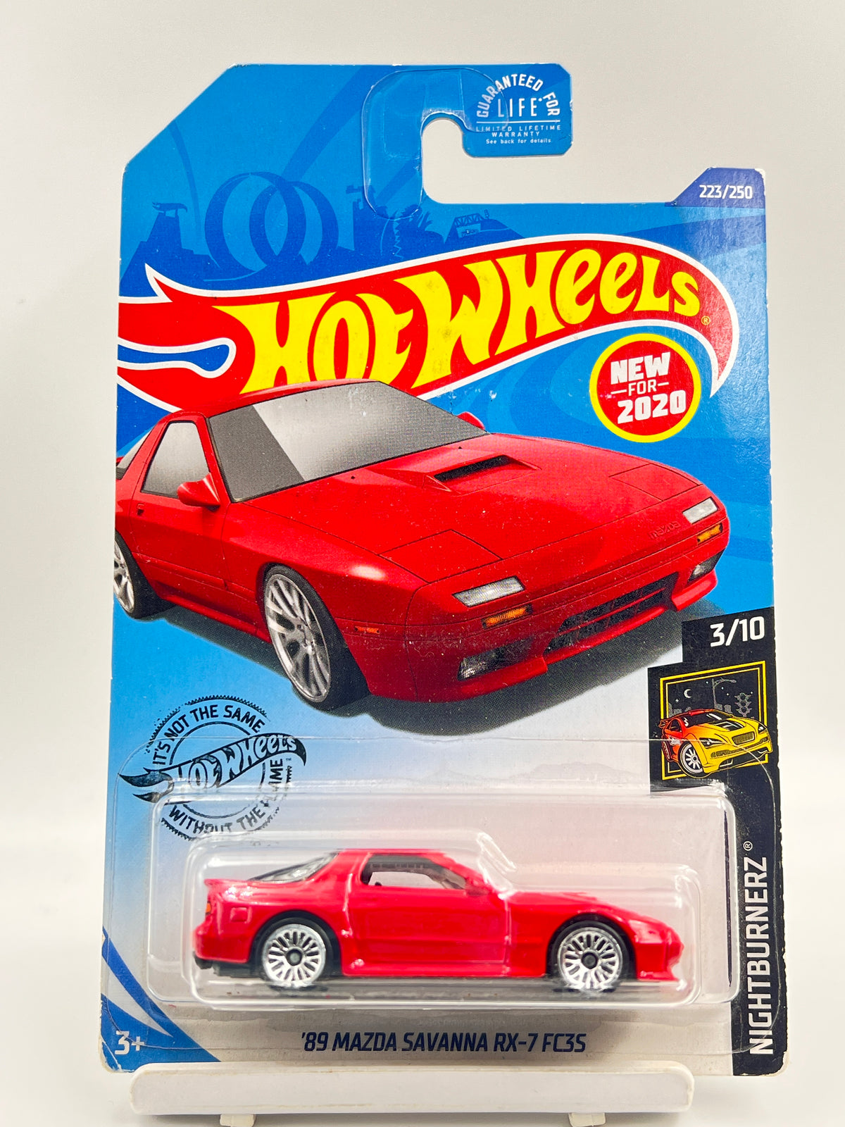 IMPORTED - HOT WHEELS - 89 MAZDA SAVANNA RX-7 FC35 - RED - 3B